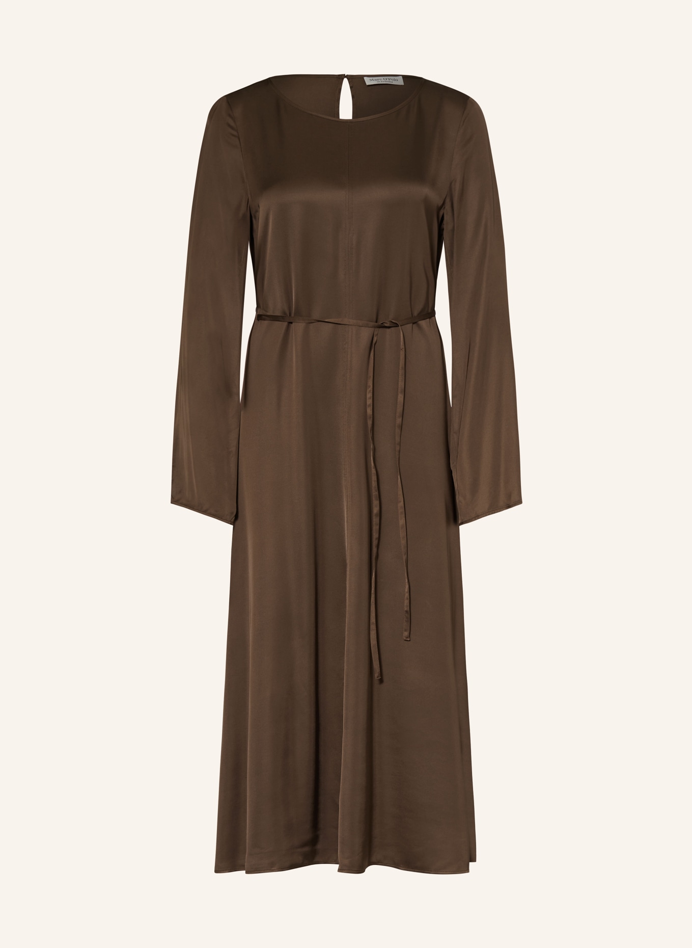 Marc O'Polo Satinkleid: BRAUN