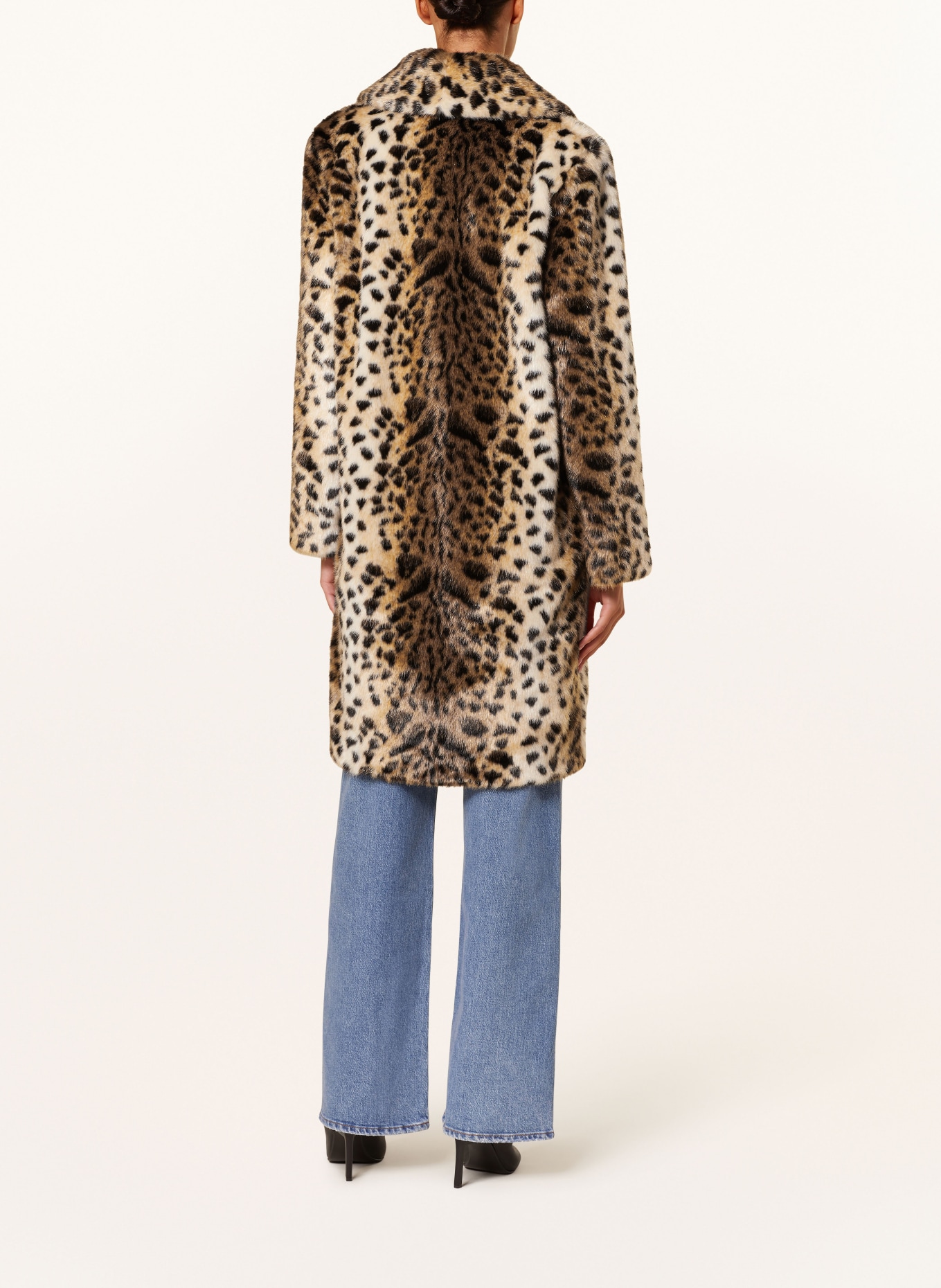 Pinko leopard coat top