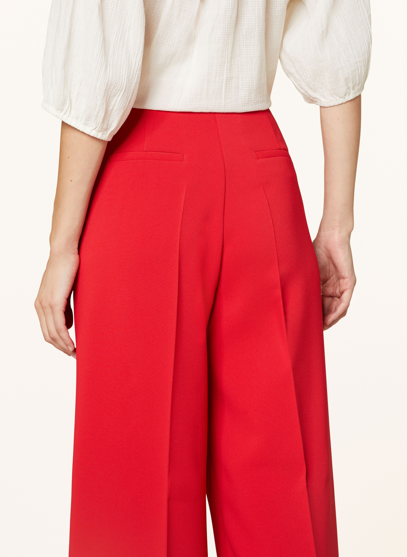 PINKO Wide leg trousers, Color: RED (Image 5)