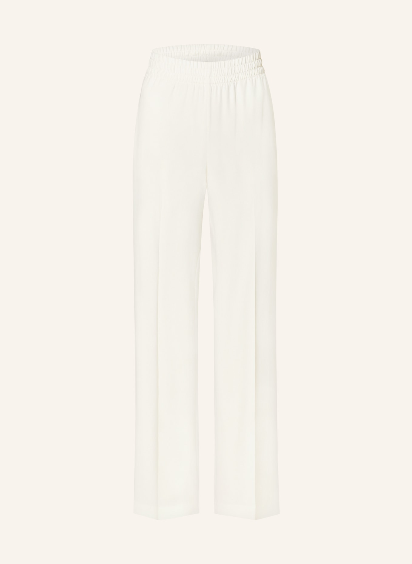 ANINE BING Wide leg trousers SOTO, Color: ECRU (Image 1)