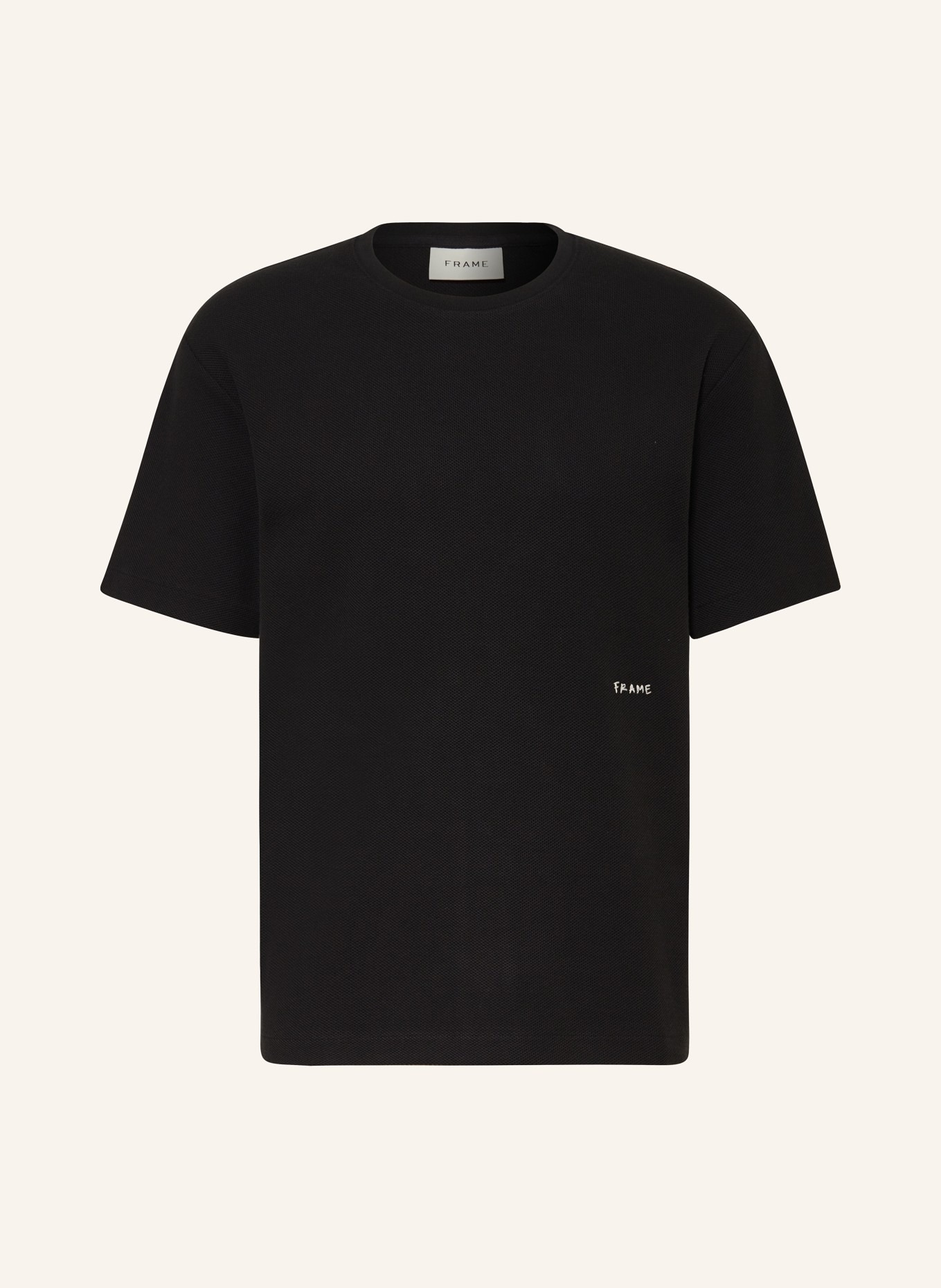 FRAME T-shirt, Color: BLACK (Image 1)