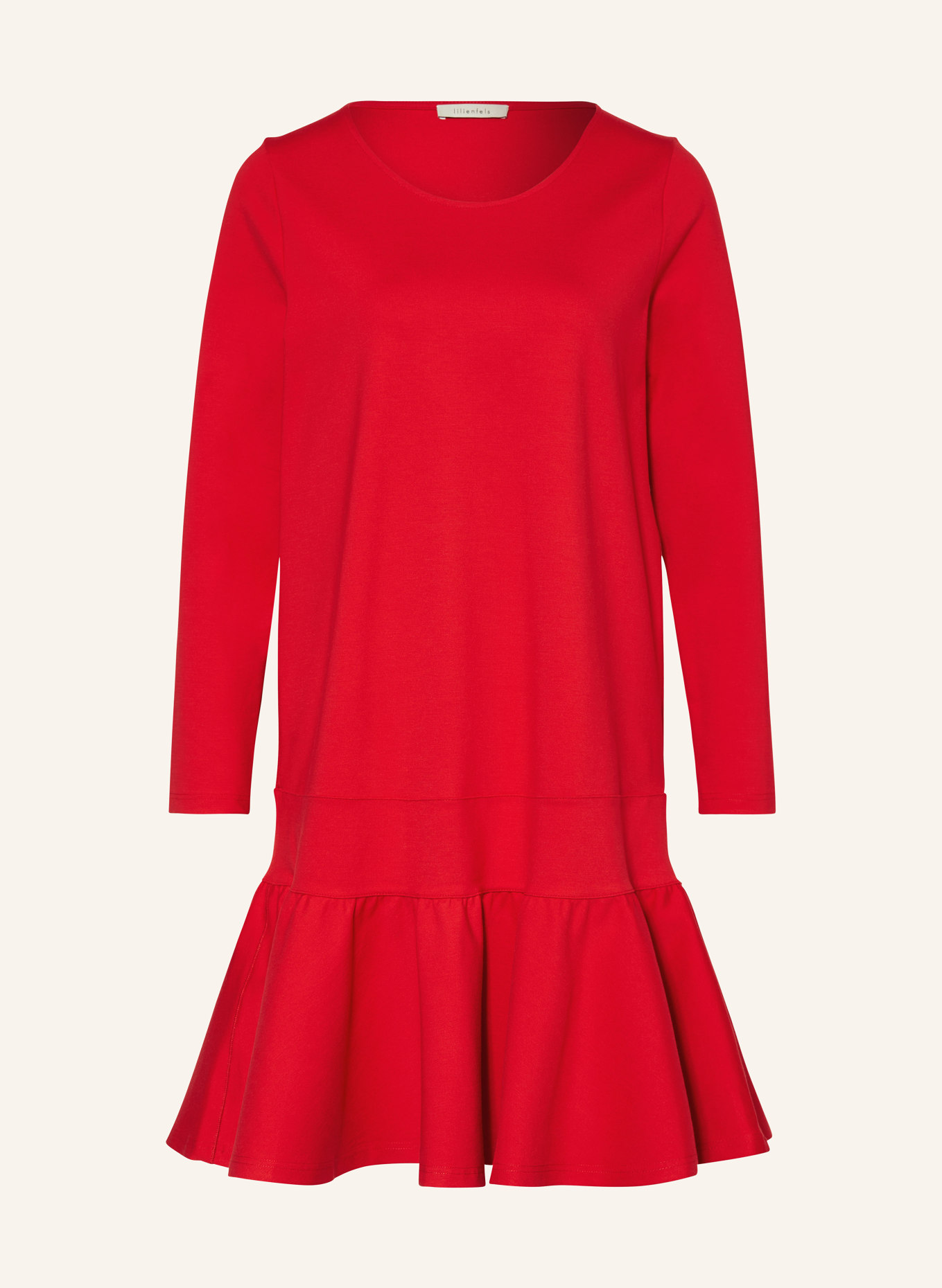 lilienfels Jerseykleid, Farbe: ROT (Bild 1)