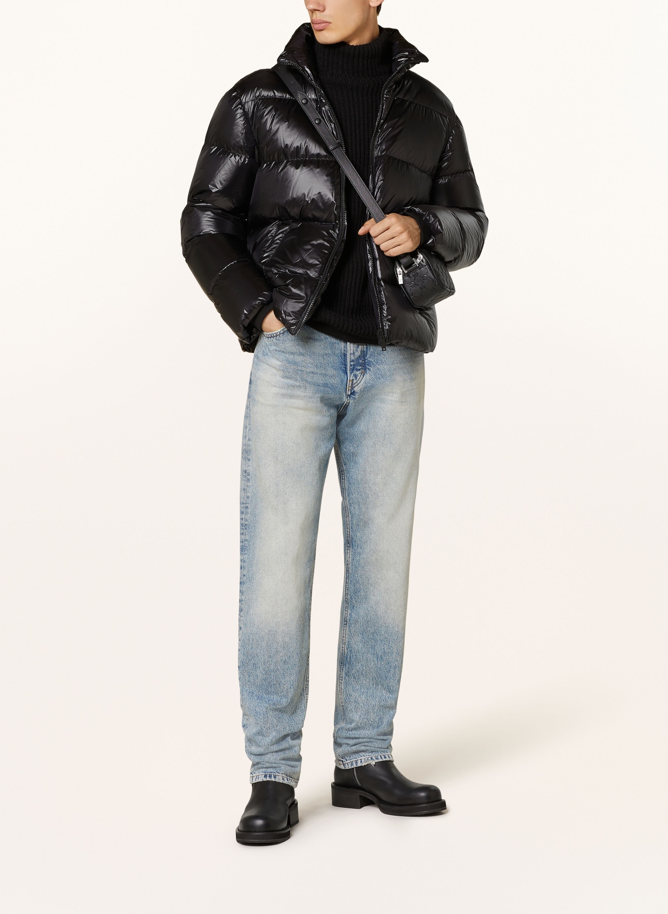 MOOSE KNUCKLES Daunenjacke: SCHWARZ