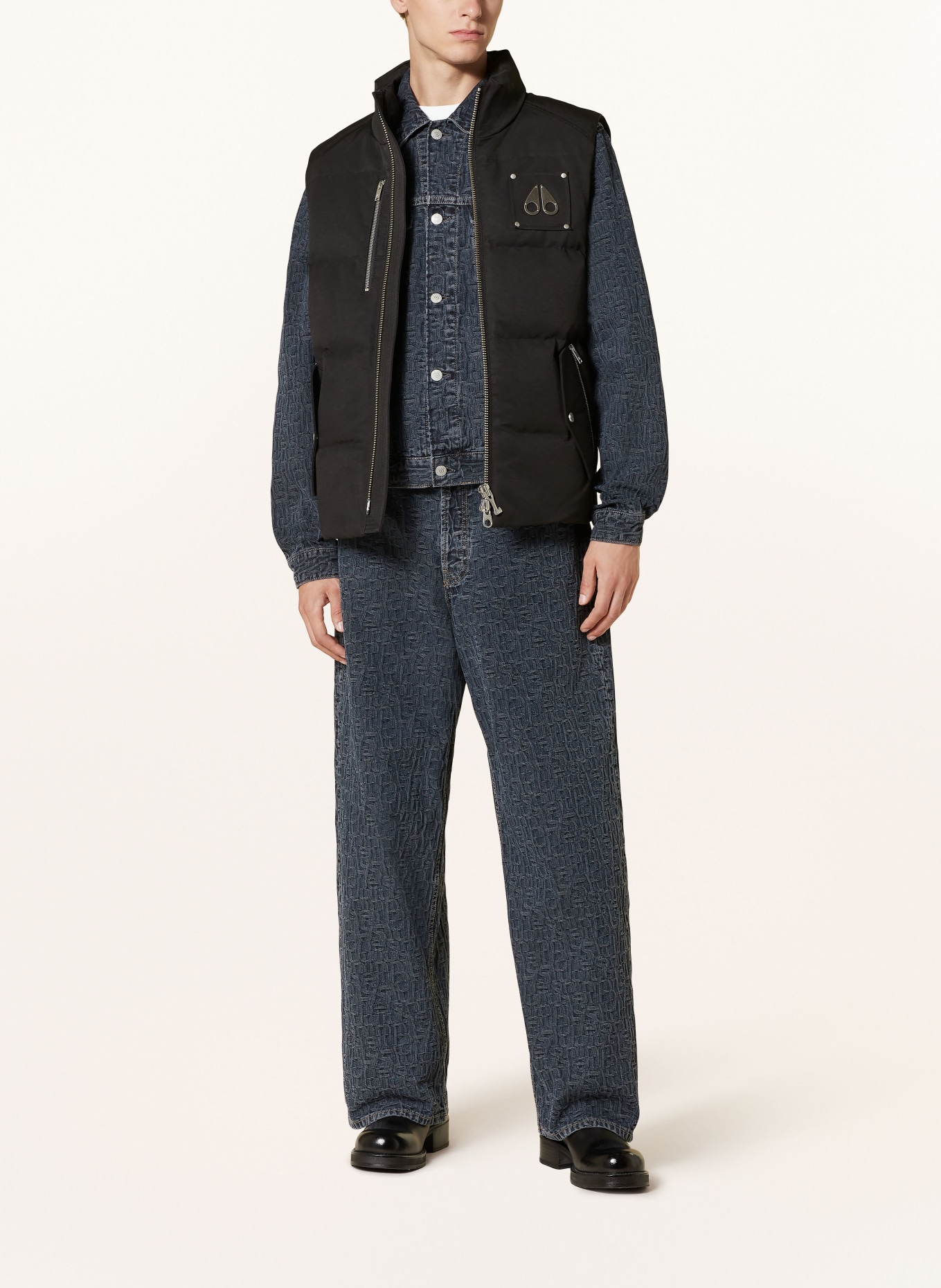 MOOSE KNUCKLES Down vest, Color: BLACK (Image 2)