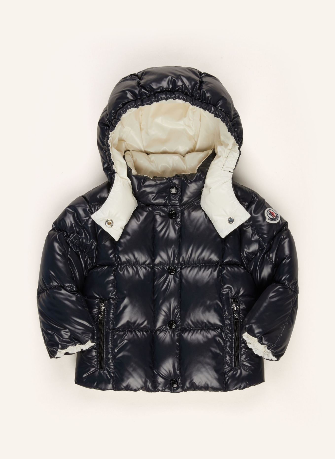 MONCLER enfant Daunenjacke PARANA mit abnehmbarer Kapuze: DUNKELBLAU