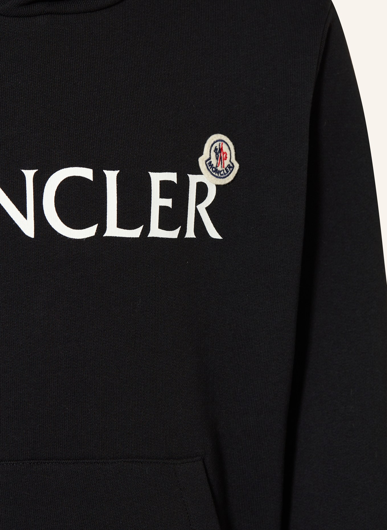 MONCLER enfant Hoodie: BLACK
