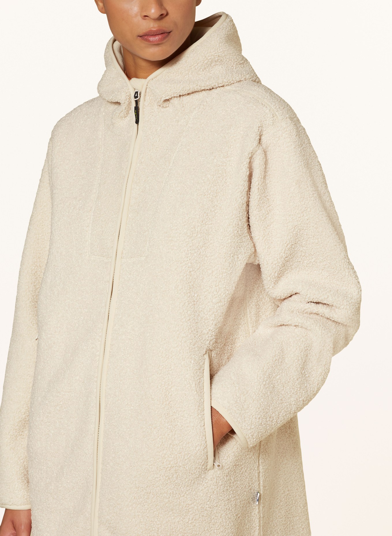 Teddy jacket with hoodie store