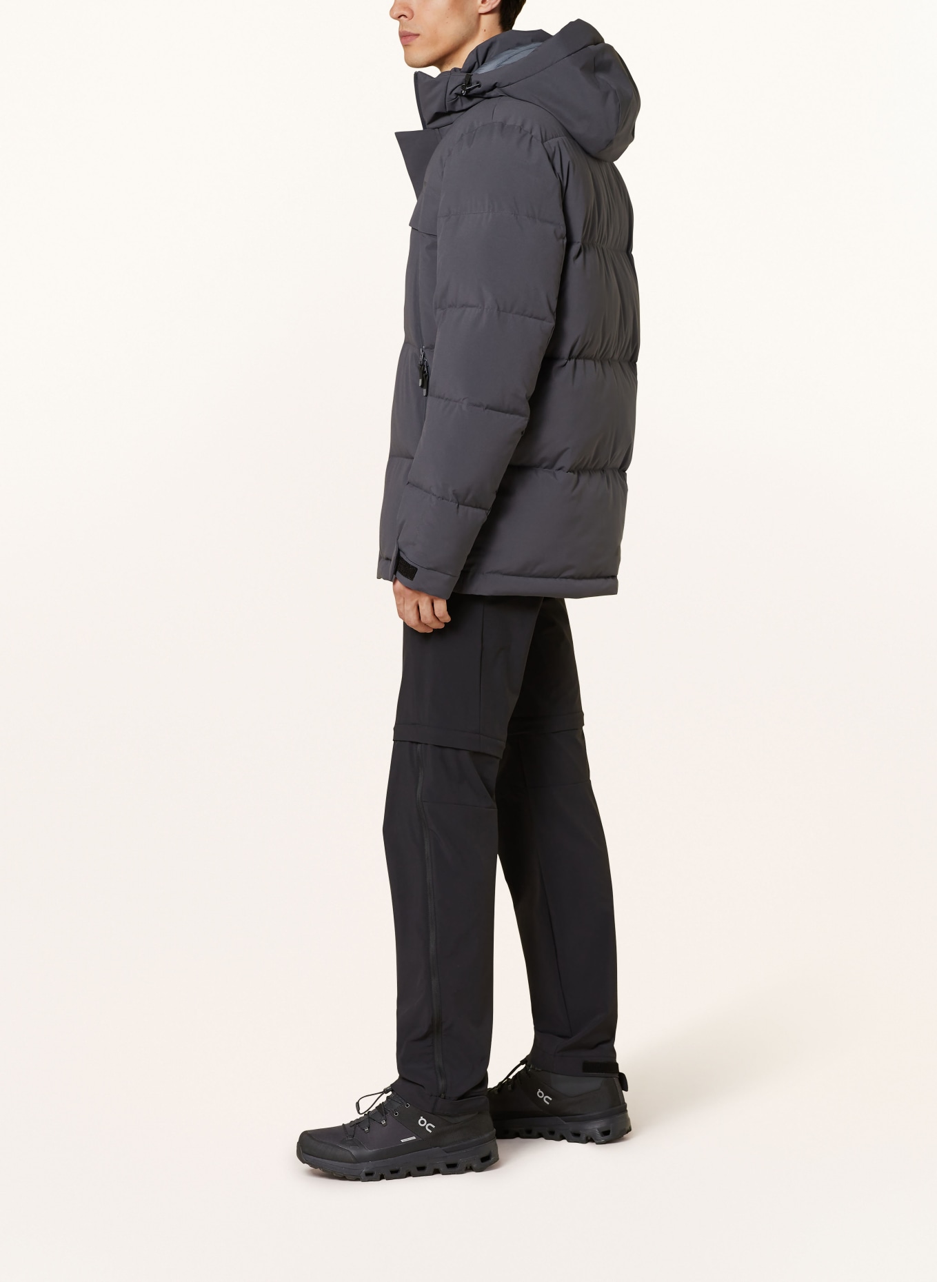 me°ru' Steppjacke VARBERG: DUNKELGRAU