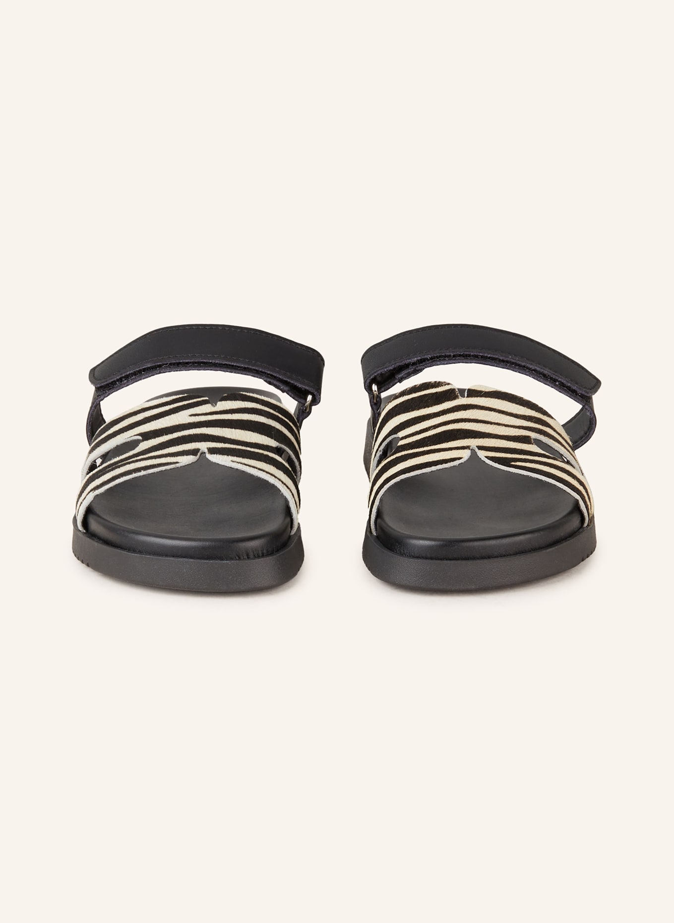 STEVE MADDEN Klapki MISSILE: CZARNY / ECRU