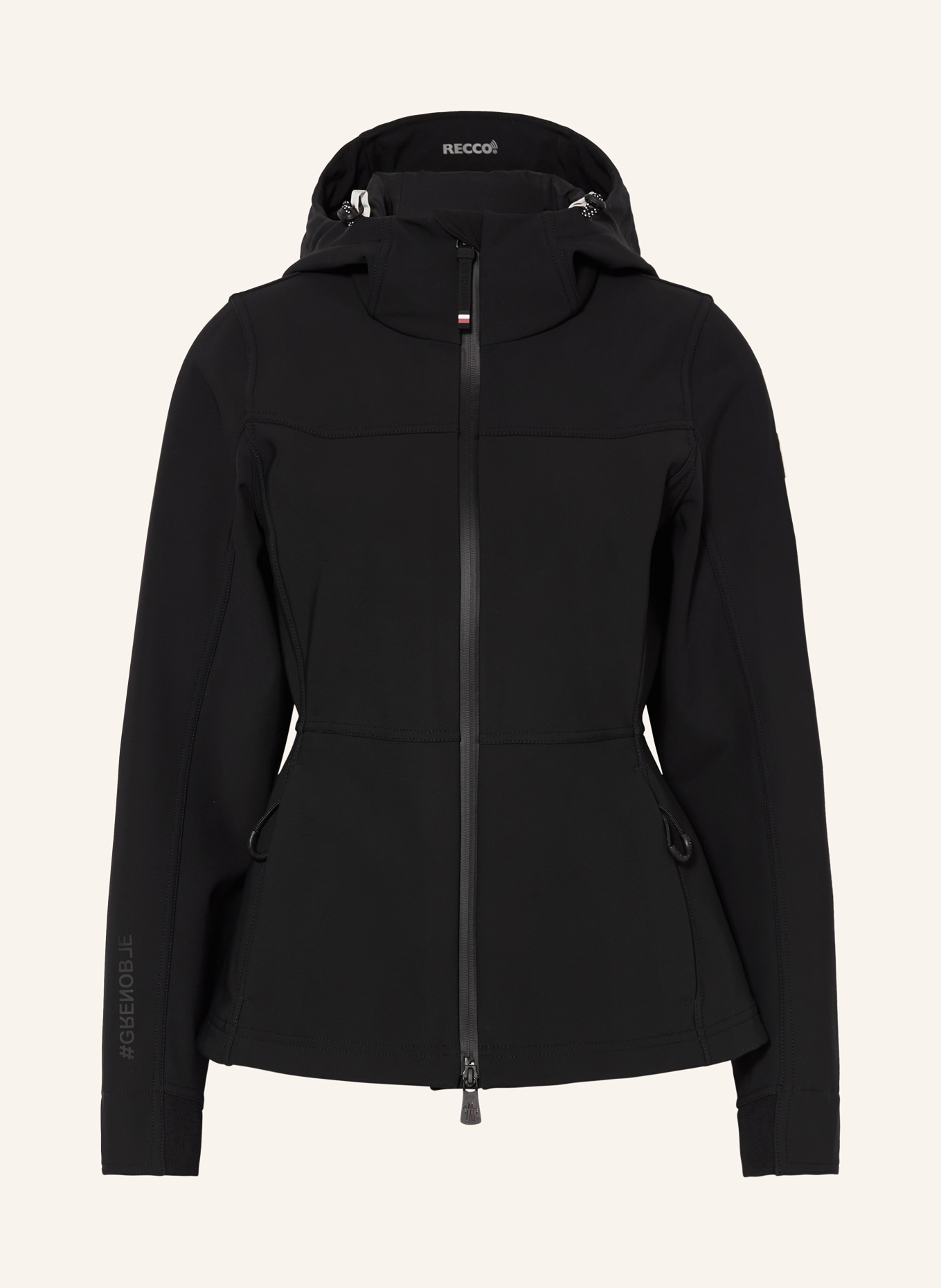MONCLER GRENOBLE Funktions-Jacke ZUMELES: SCHWARZ