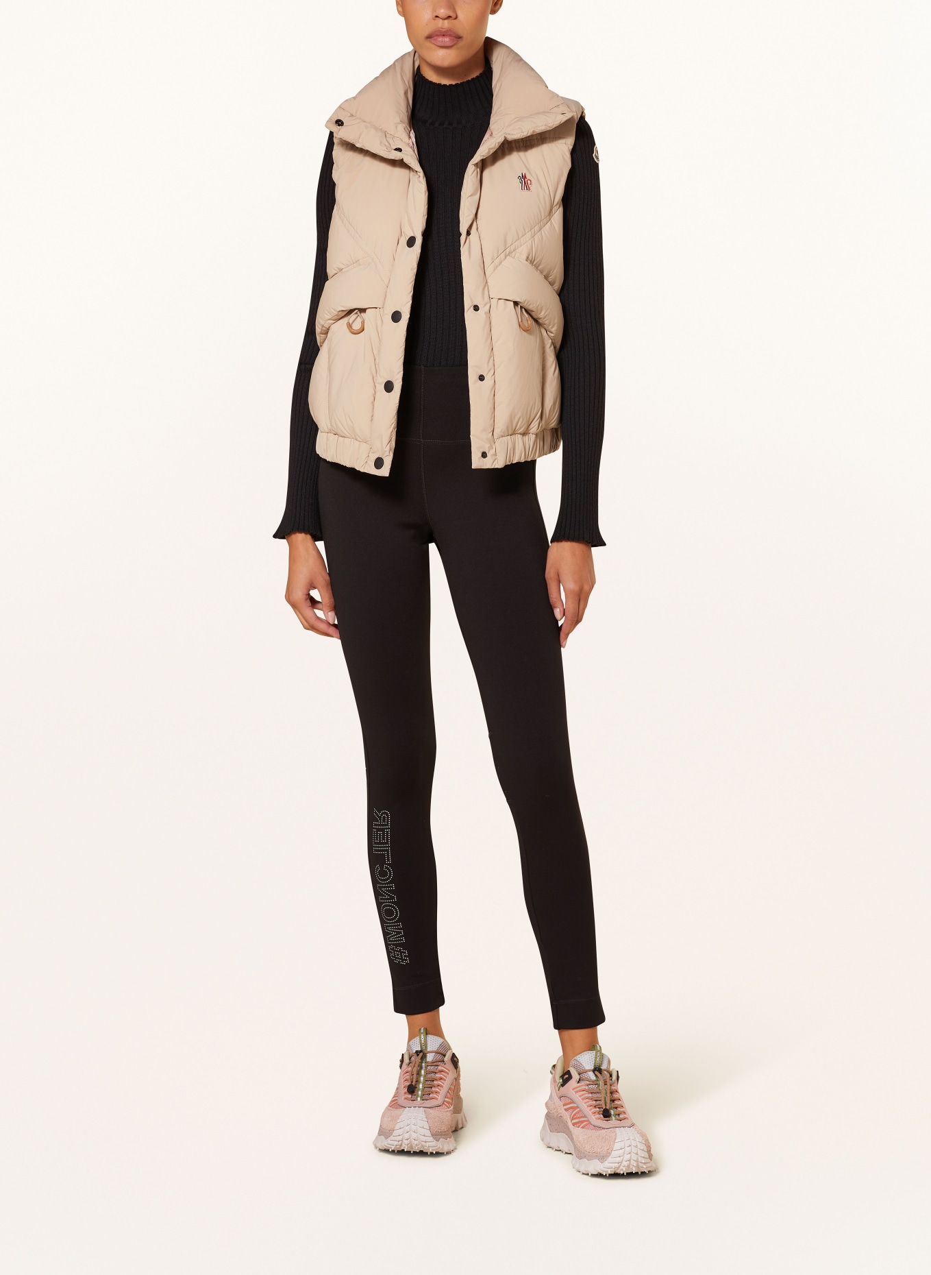 MONCLER GRENOBLE Daunenweste MAROLIES in beige