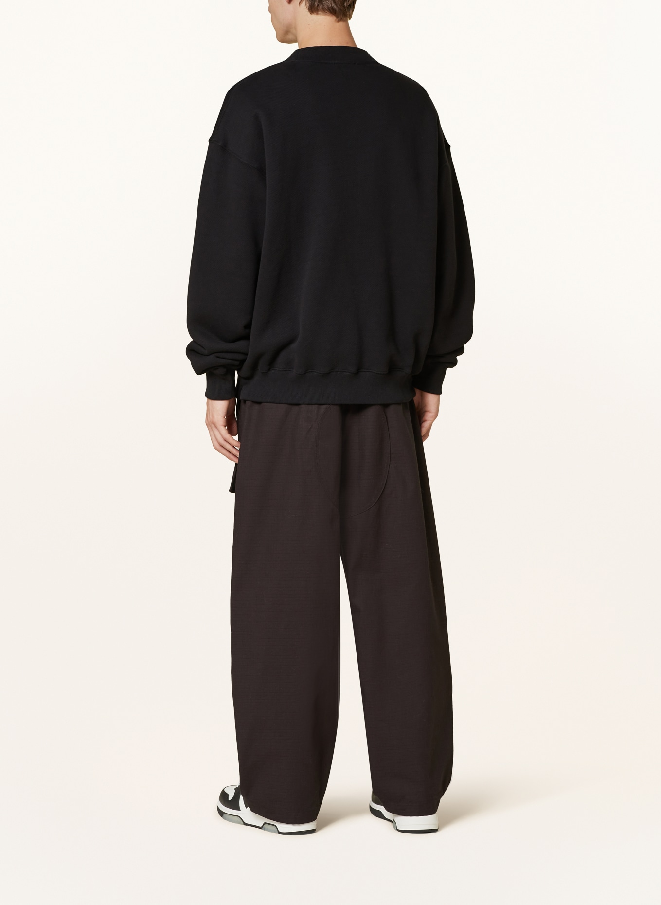 Off-White Bluza nierozpinana OFF STAMP SKATE: CZARNY