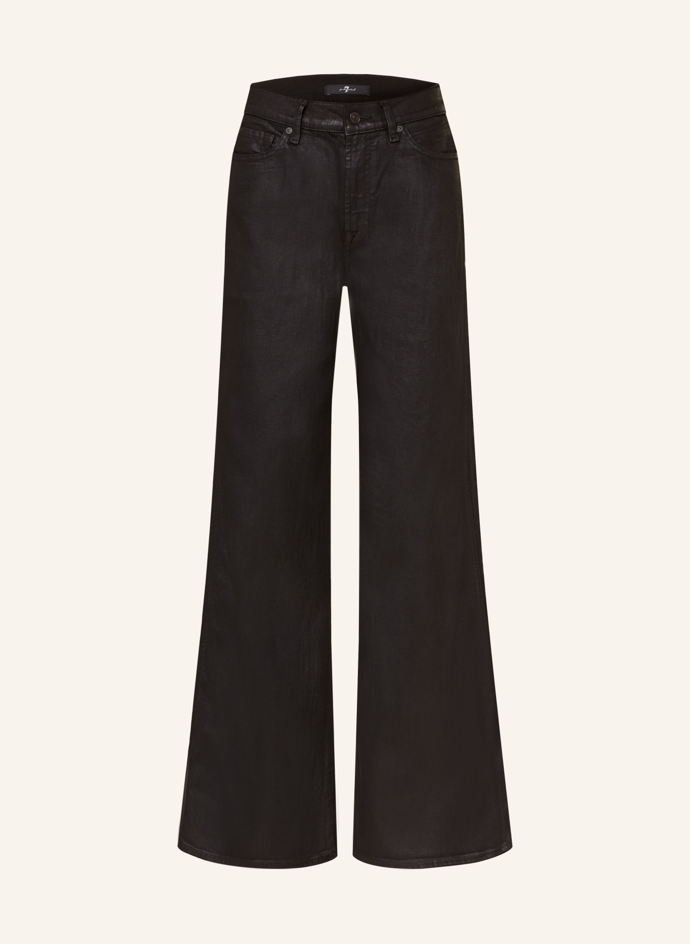 7 for all mankind Coated jeans LOTTA, Color: BLACK (Image 1)