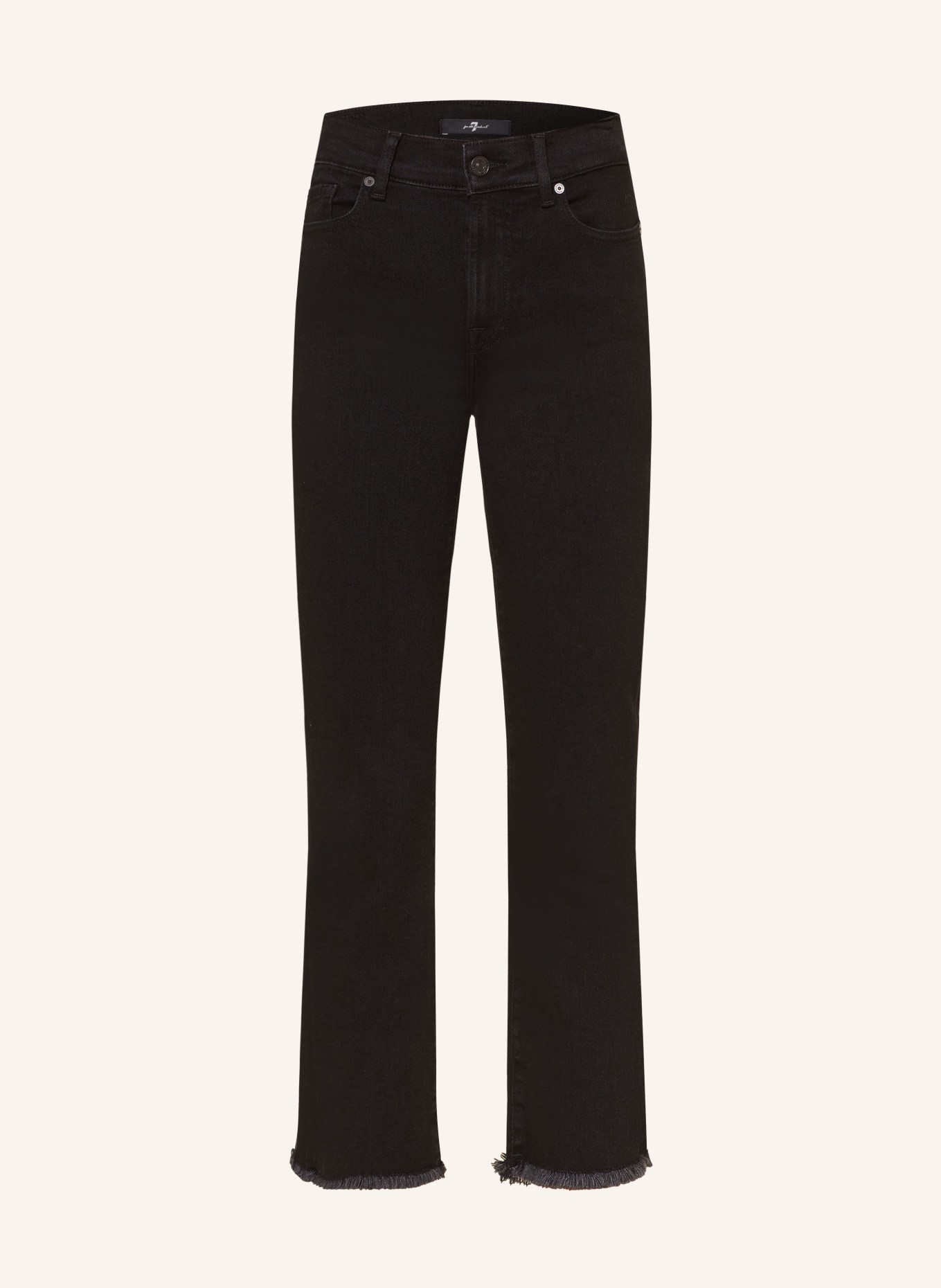 7 for all mankind 7/8-Jeans THE STRAIGHT, Farbe: BLACK (Bild 1)