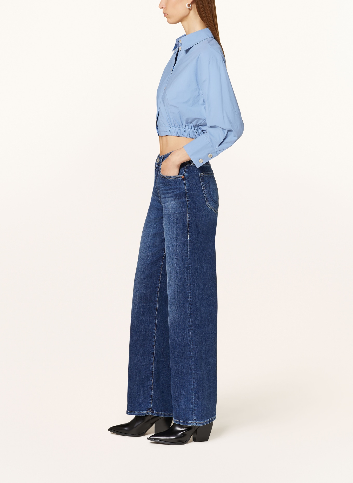 TRUE RELIGION Straight jeans SHIRLY, Color: 4645 MID BLLUE (Image 4)