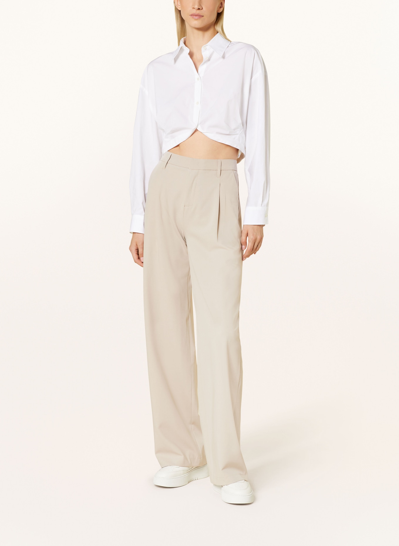 TRUE RELIGION Wide leg trousers, Color: BEIGE (Image 2)