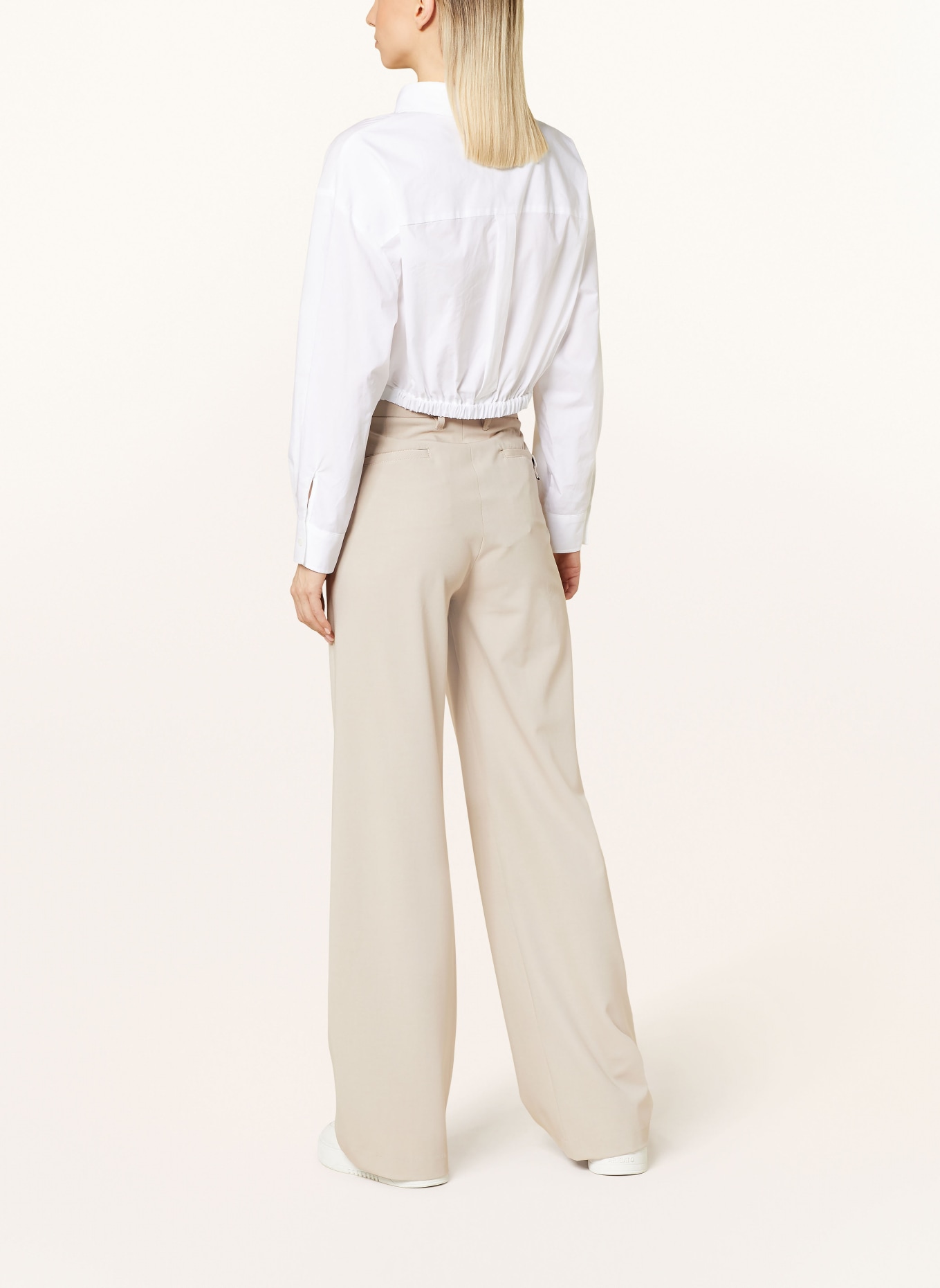 TRUE RELIGION Wide leg trousers, Color: BEIGE (Image 3)