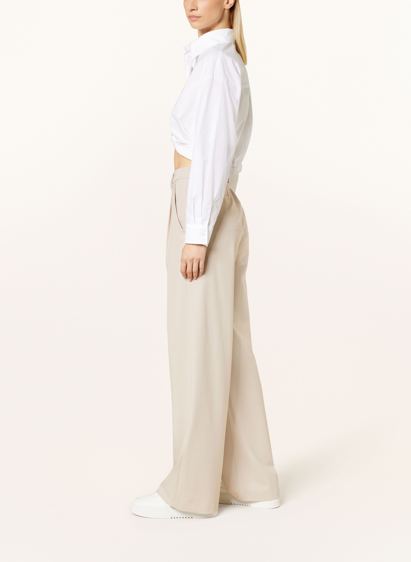 TRUE RELIGION Wide leg trousers, Color: BEIGE (Image 4)