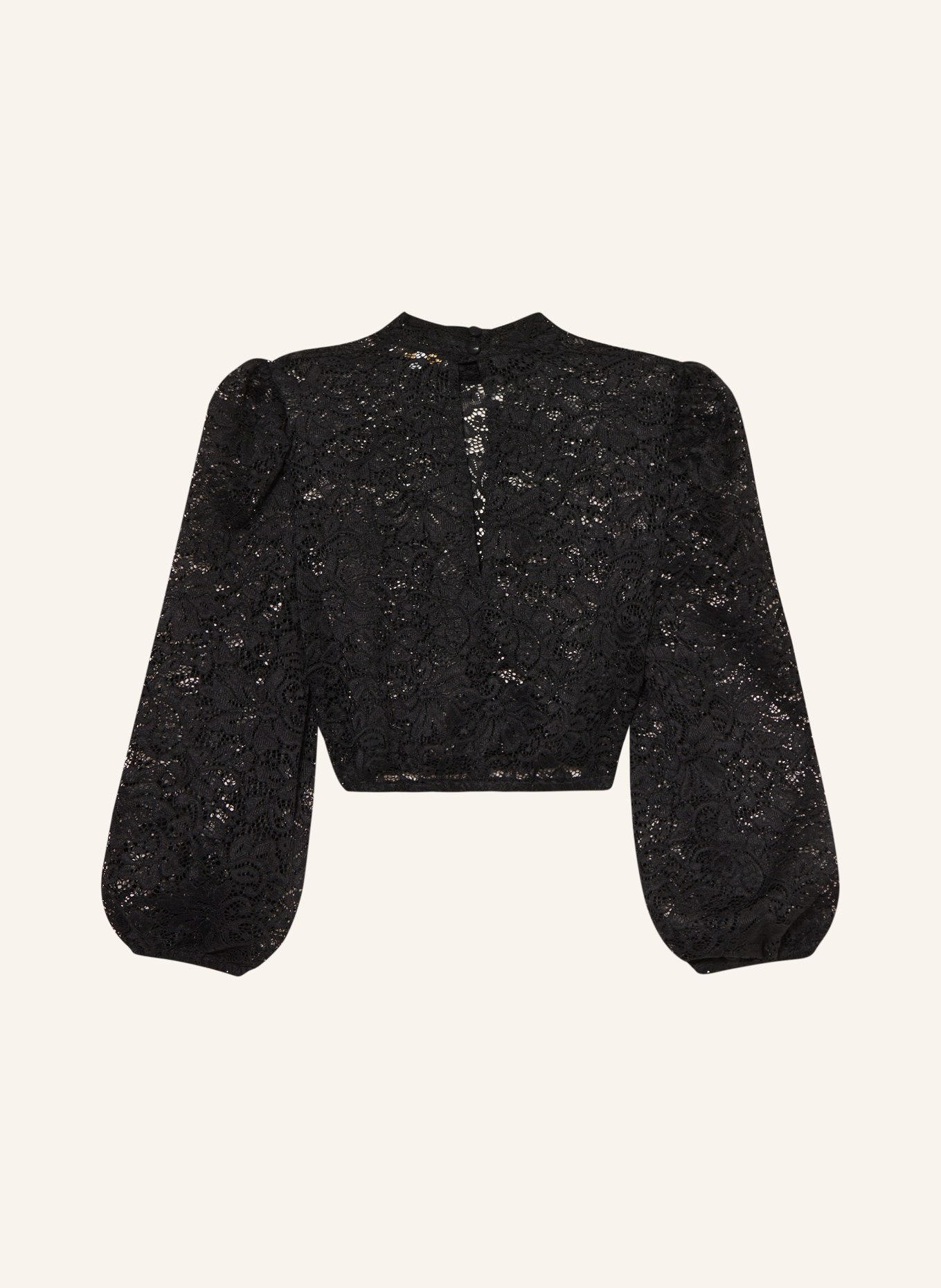 AlpenHERZ Dirndlbluse ZOE aus Spitze: SCHWARZ