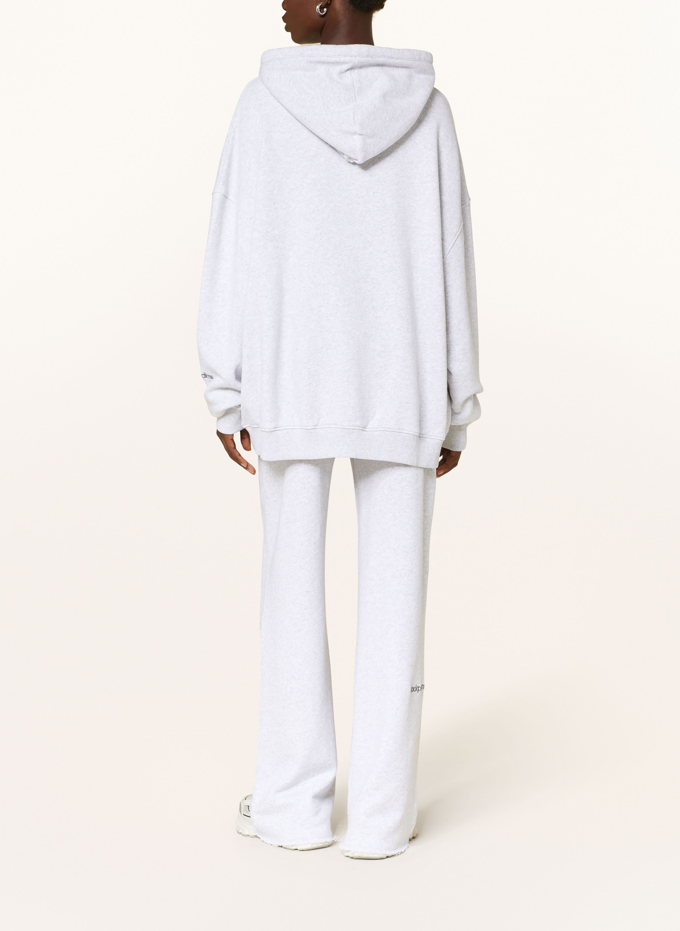 black palms Oversized hoodie HONEY 1.0: LIGHT GRAY