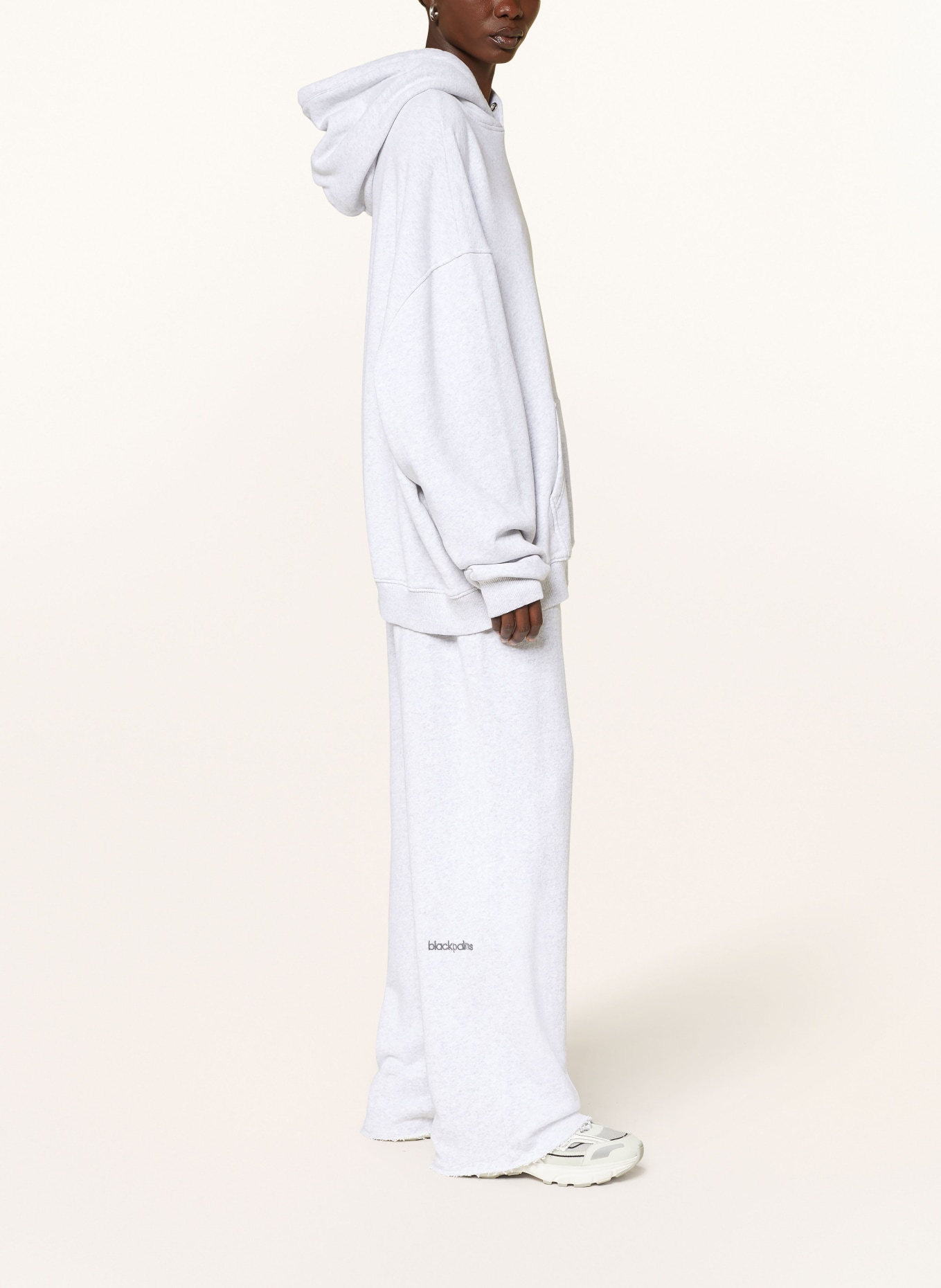black palms Oversized hoodie HONEY 1.0: LIGHT GRAY