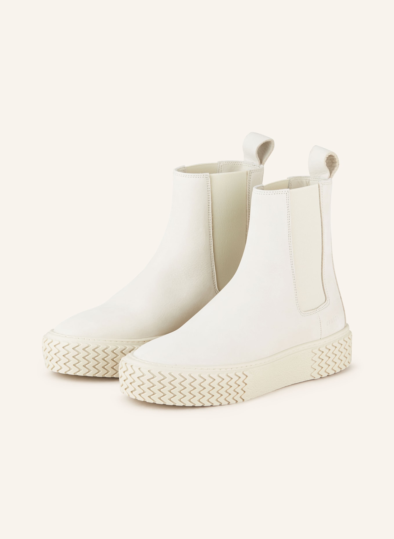 COPENHAGEN Chelsea boots CPH142: CREAM