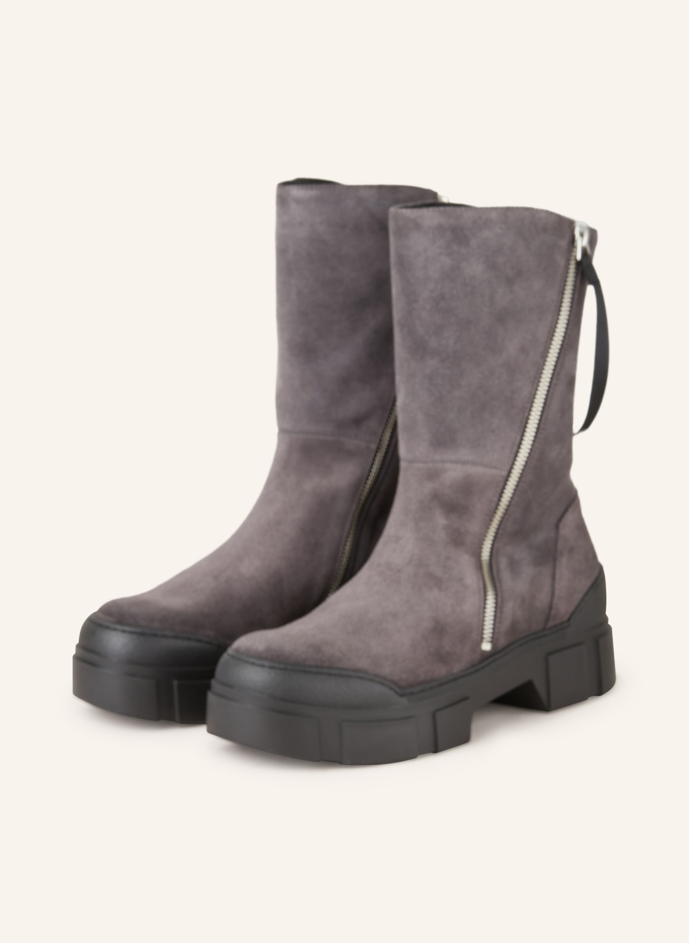 VIC MATIÉ Plateau-Boots SILVERSTONE: GRAU