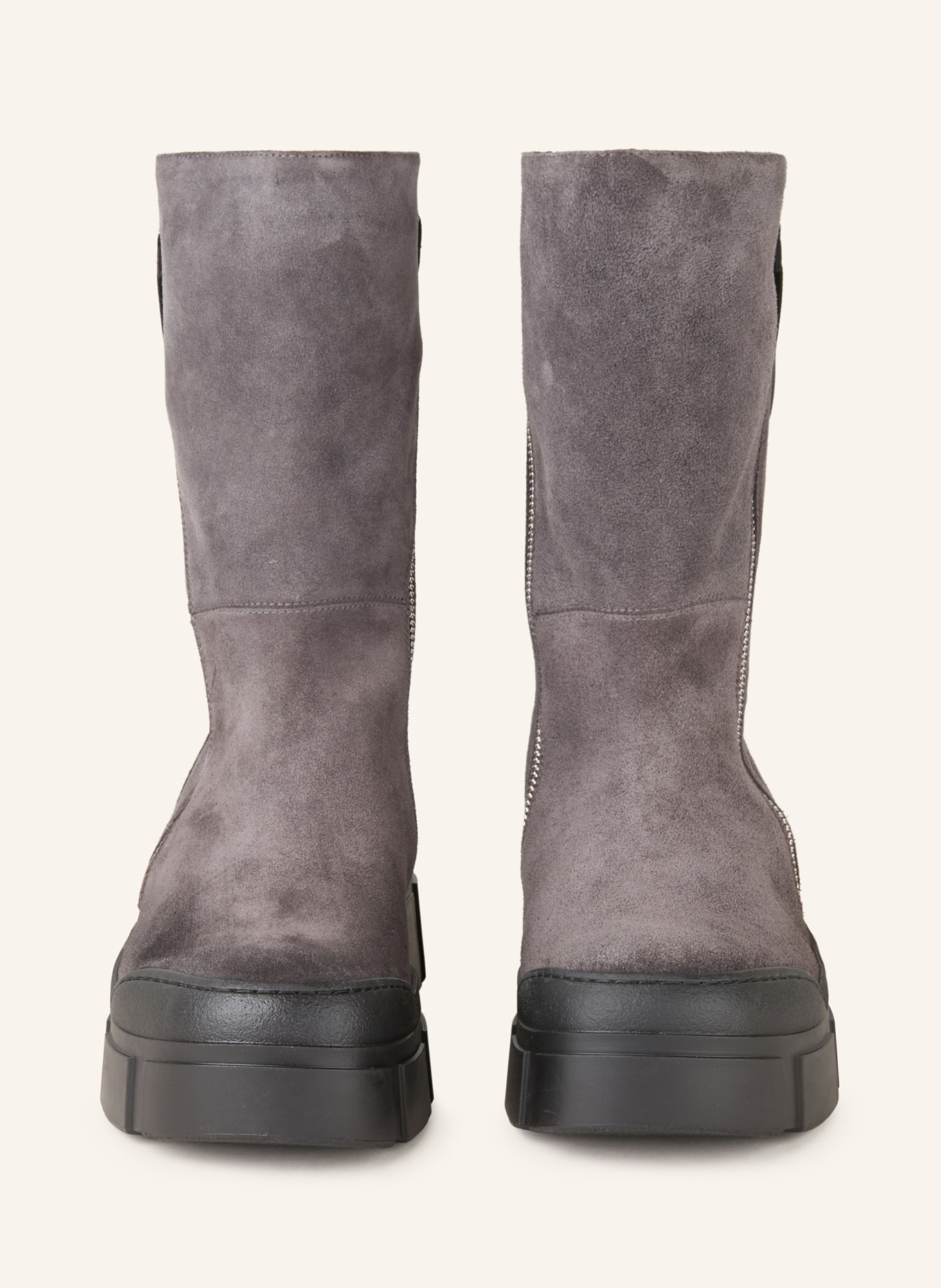 VIC MATIÉ Plateau-Boots SILVERSTONE: GRAU