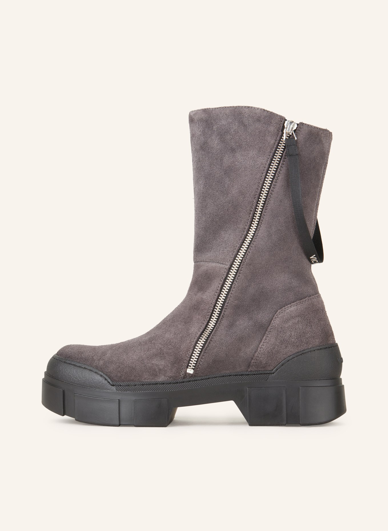 VIC MATIÉ Plateau-Boots SILVERSTONE: GRAU