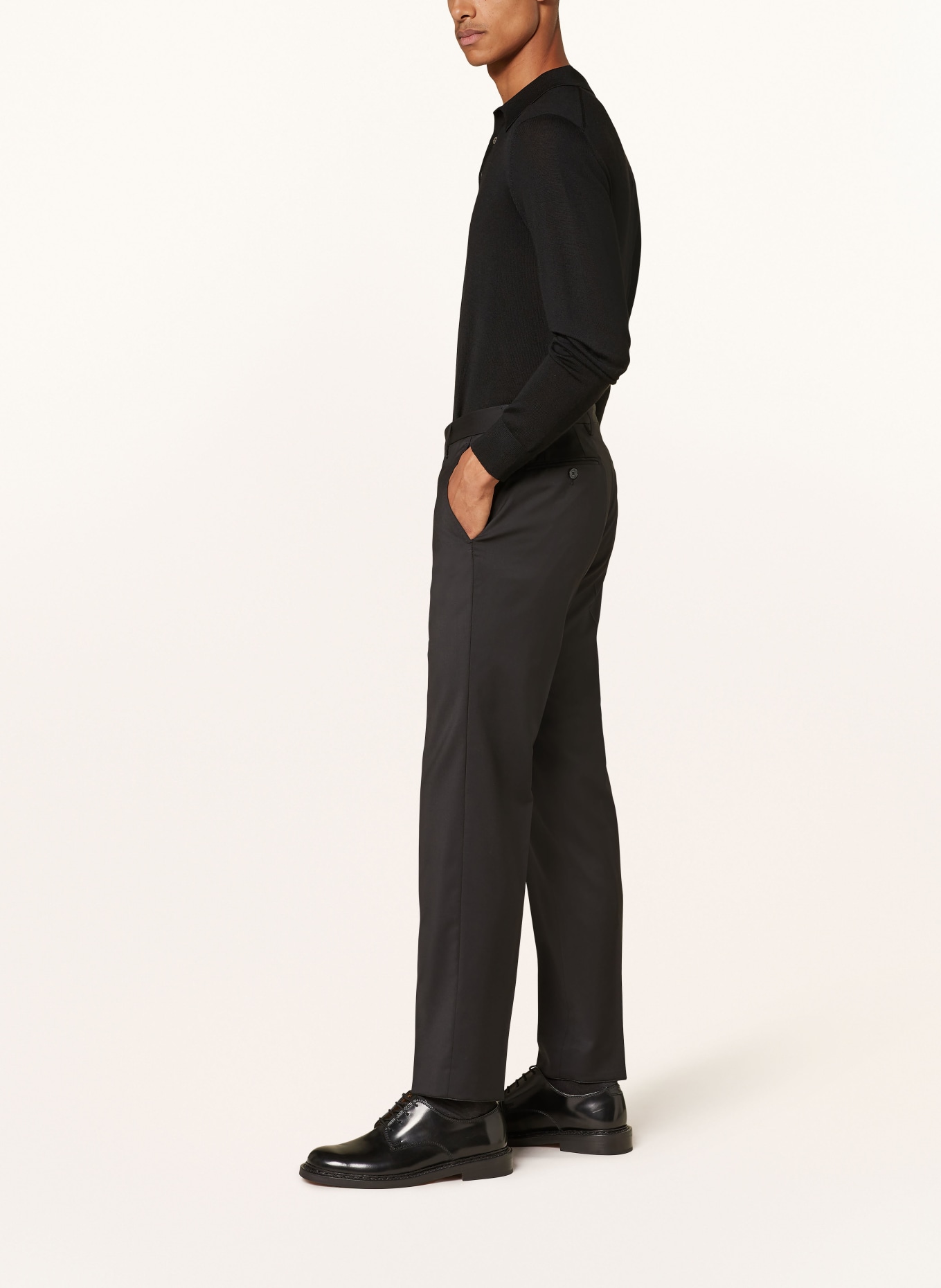 BALDESSARINI Suit trousers slim fit, Color: 9000 SCHWARZ (Image 5)