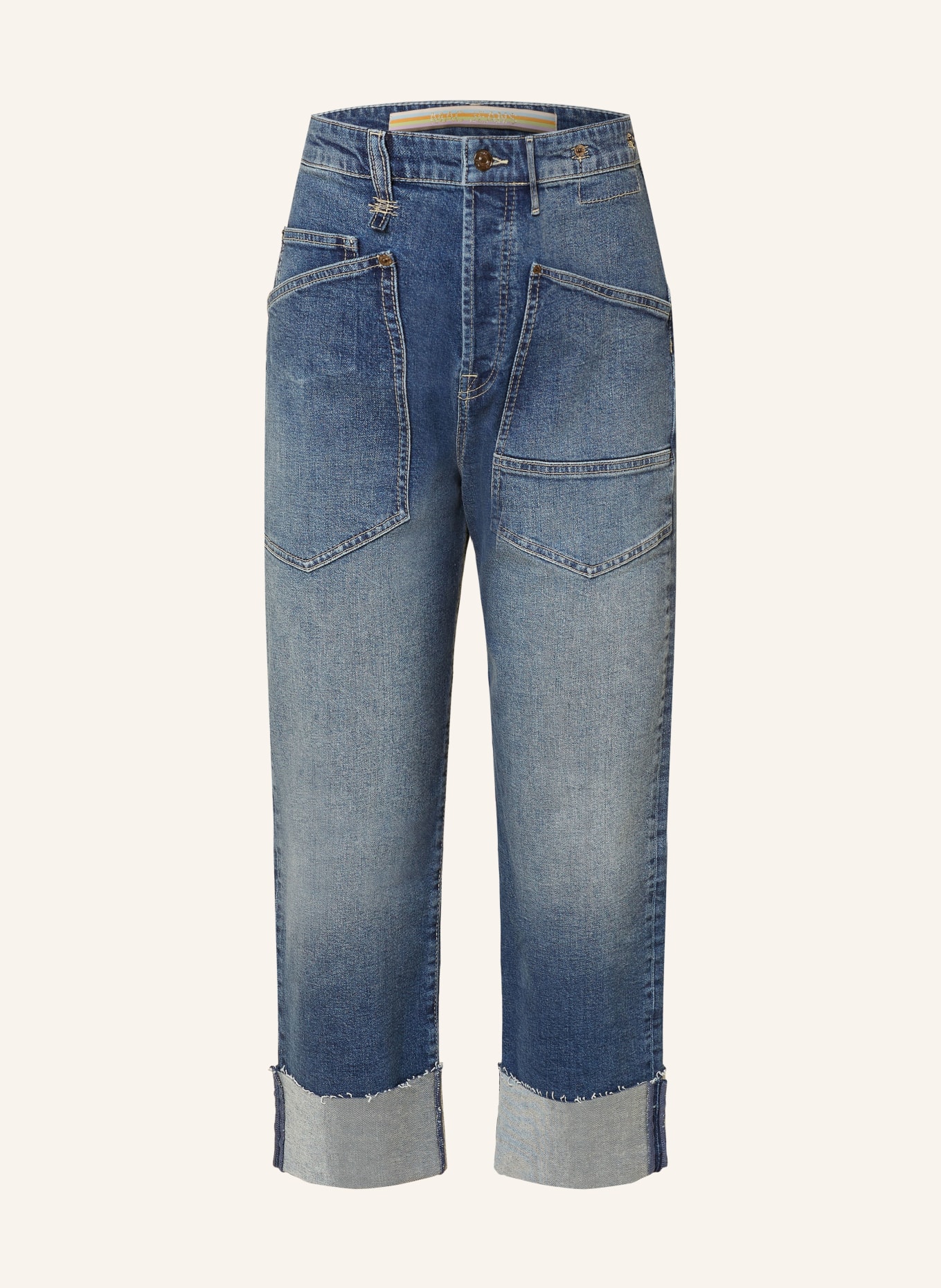 MAC Mom Jeans BAGGY, Farbe: Monogram Rib Cycle Shorts Kids (Bild 1)