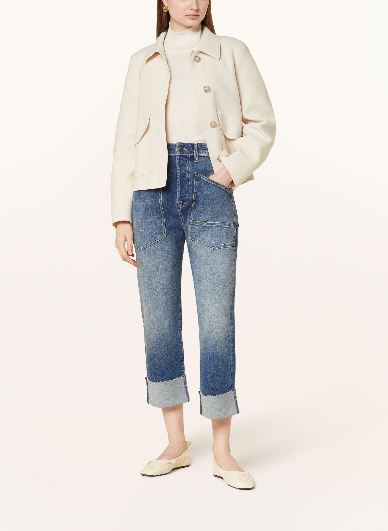 MAC Mom Jeans BAGGY, Farbe: Monogram Rib Cycle Shorts Kids (Bild 2)