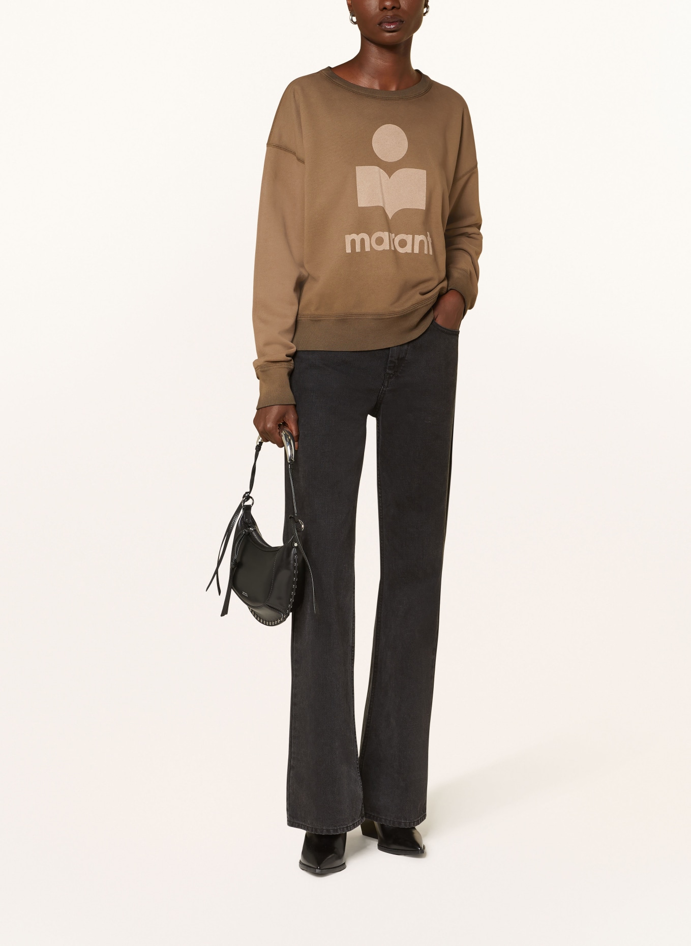 MARANT ÉTOILE Sweatshirt MOBYLI in khaki