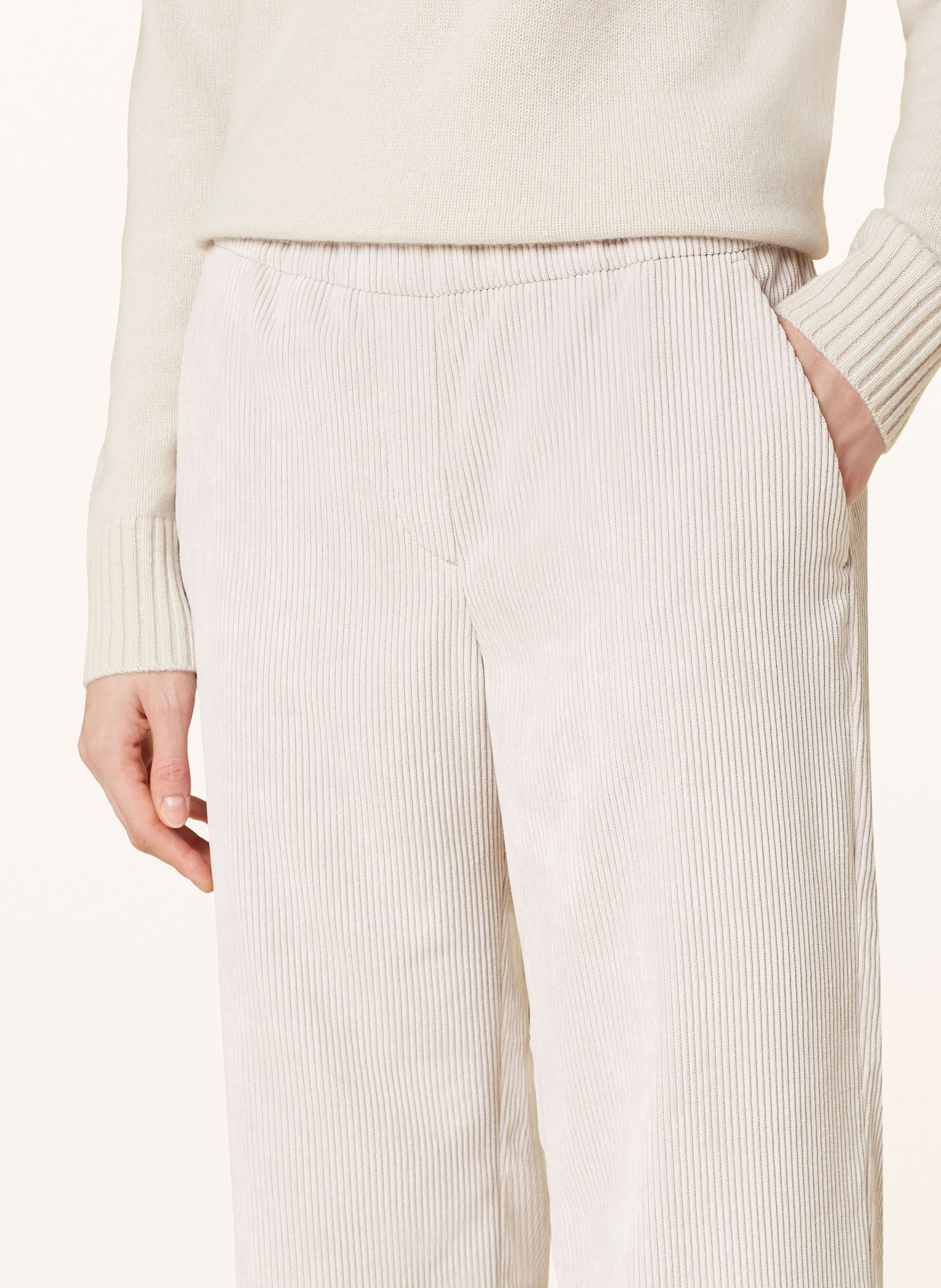 MAC Kuloty sztruksowe CHIARA: BEŻOWY