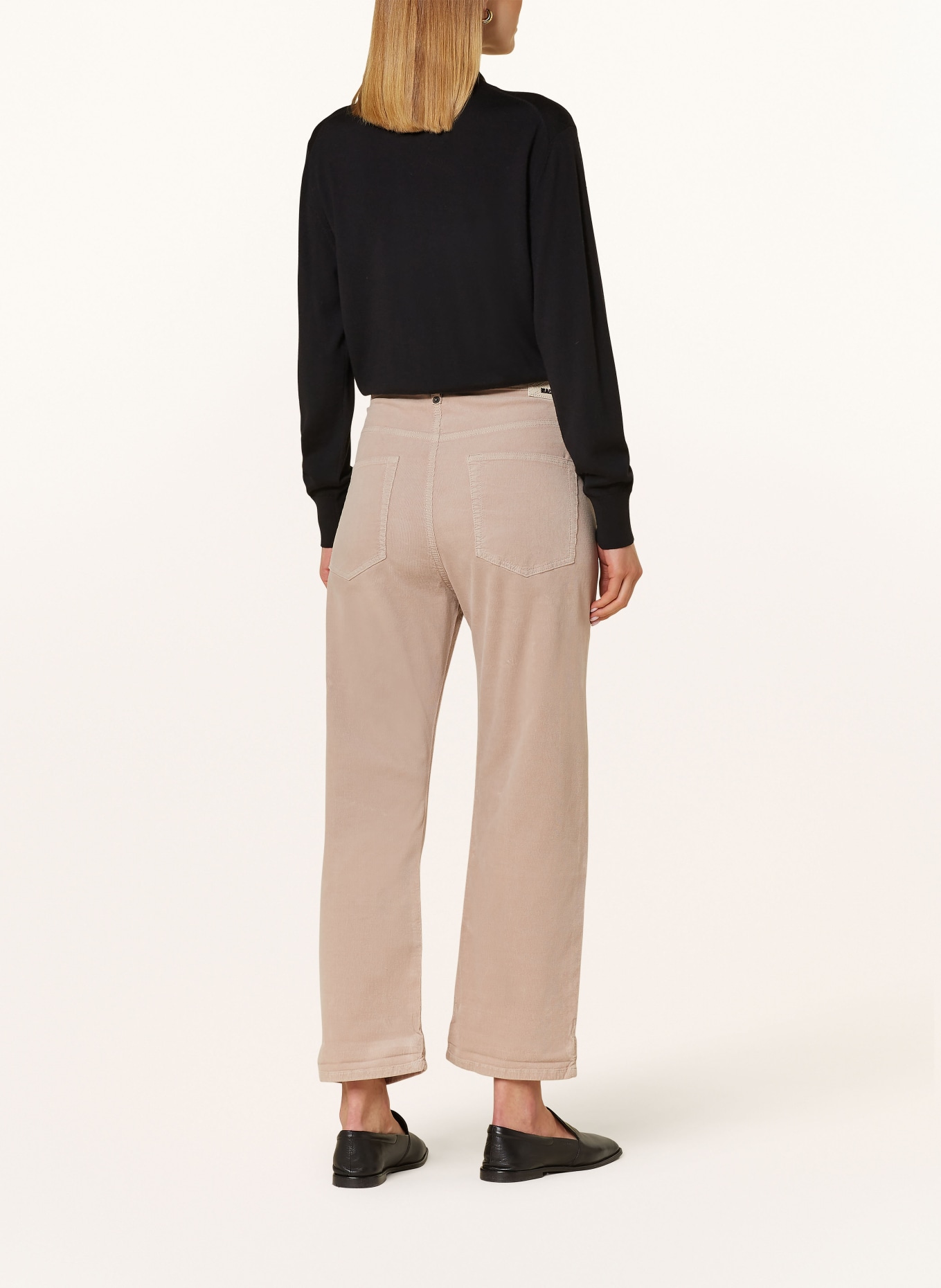 MAC Velvet pants BAGGY: BEIGE