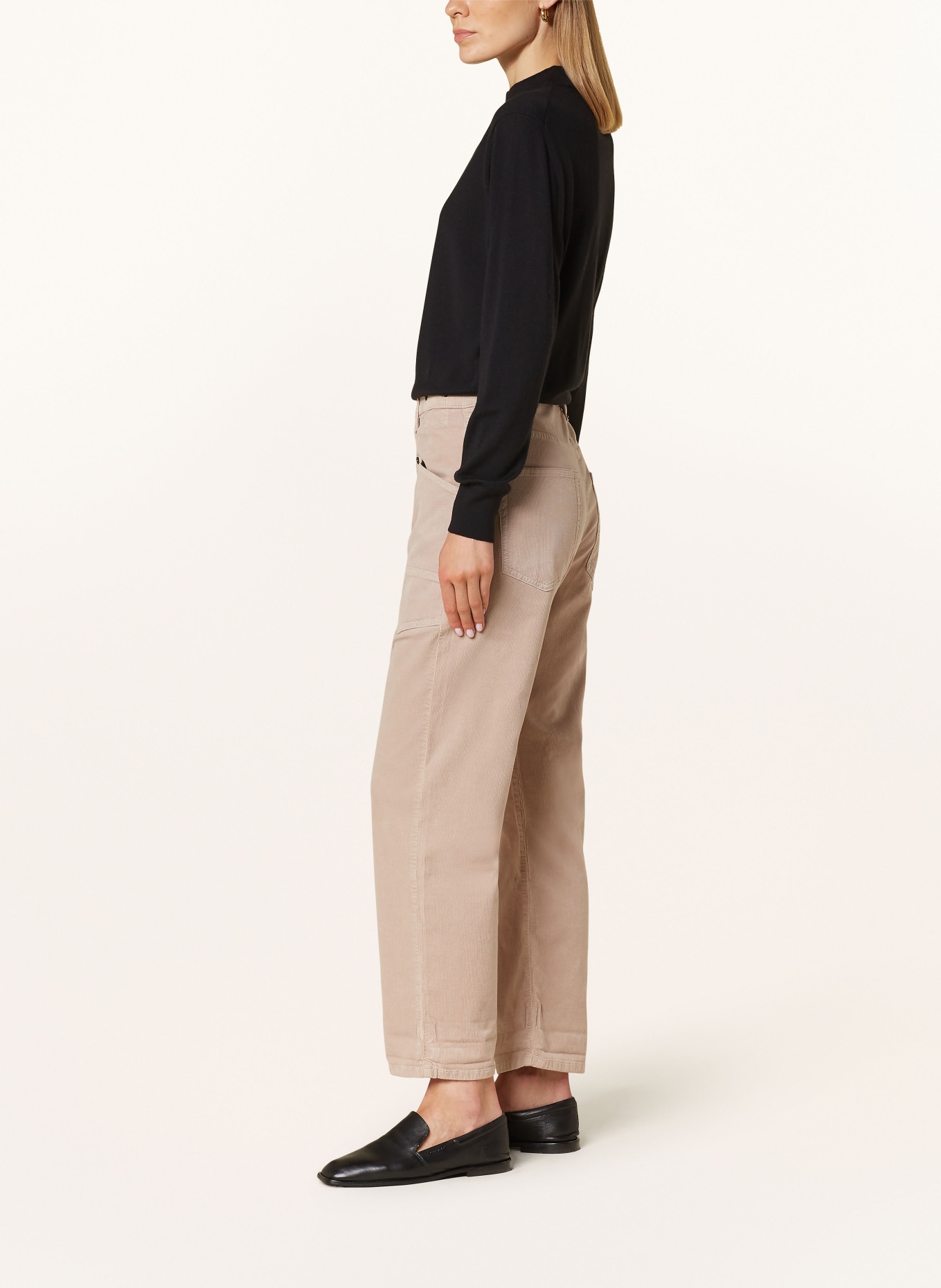 MAC Velvet pants BAGGY: BEIGE
