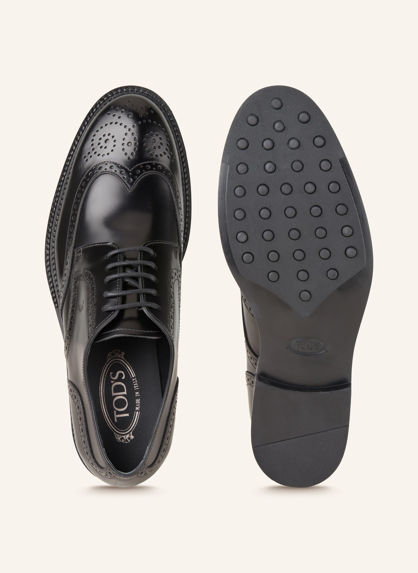 TOD'S Lace-up shoes GOMMA, Color: BLACK (Image 5)