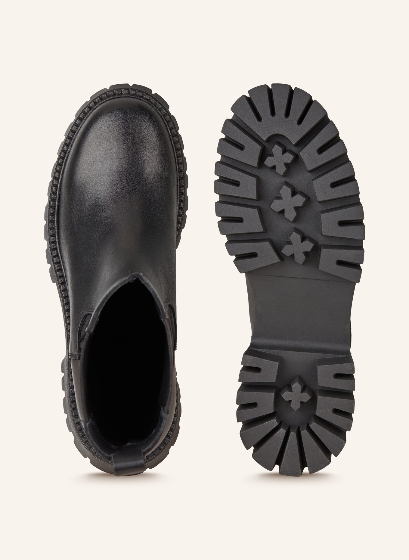 MRS & HUGS Chelsea boty: ČERNÁ