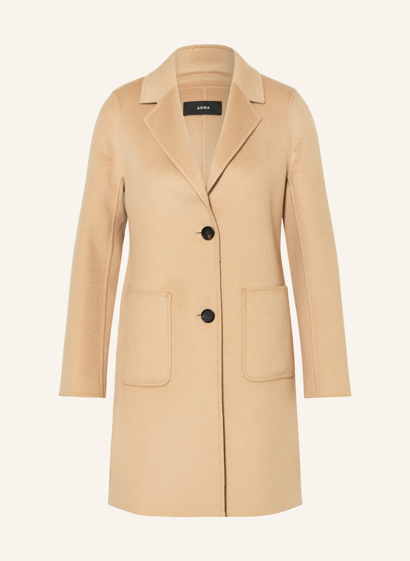 ARMA Wool coat in camel