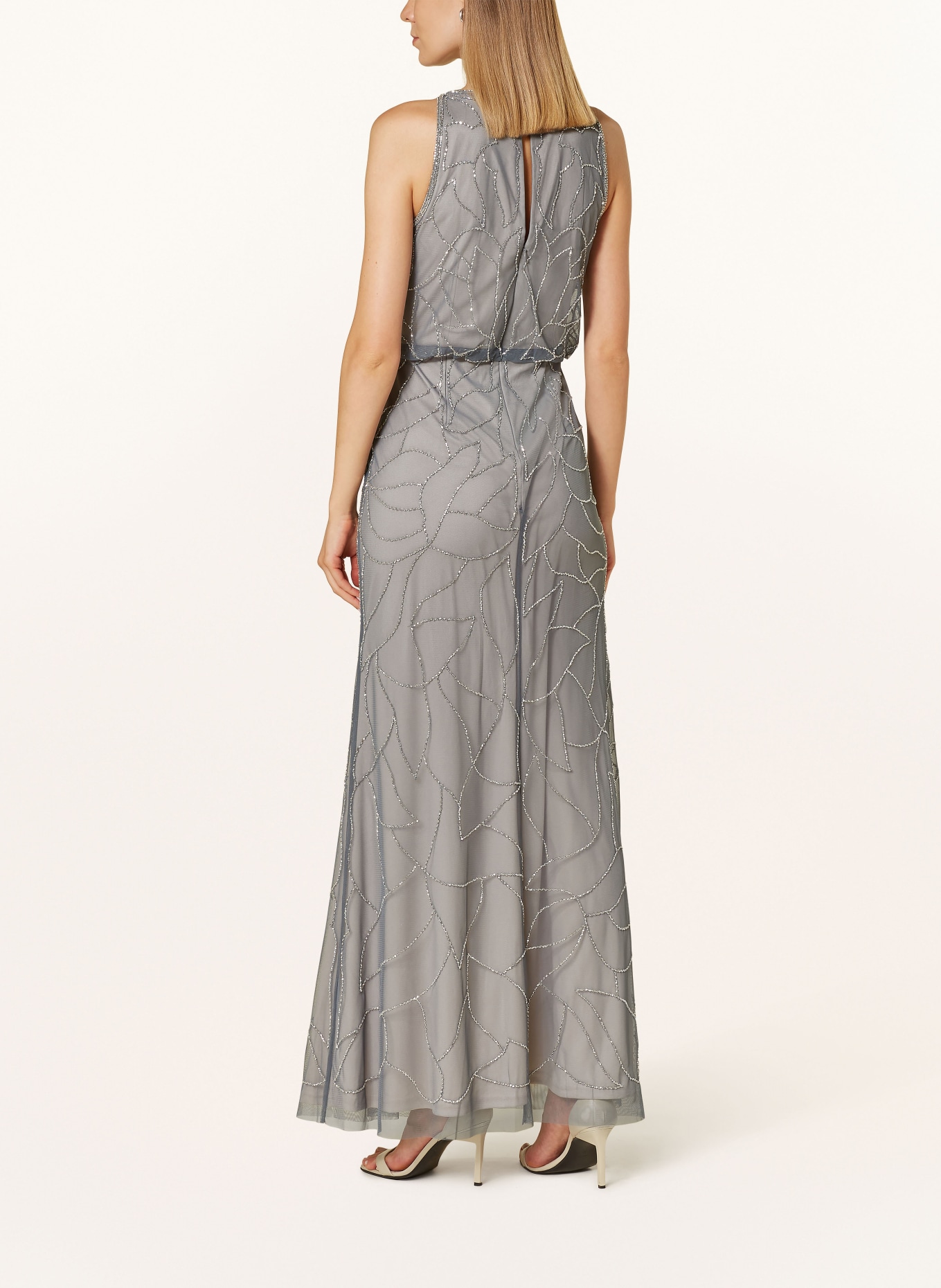 Adrianna papell grey dress clearance
