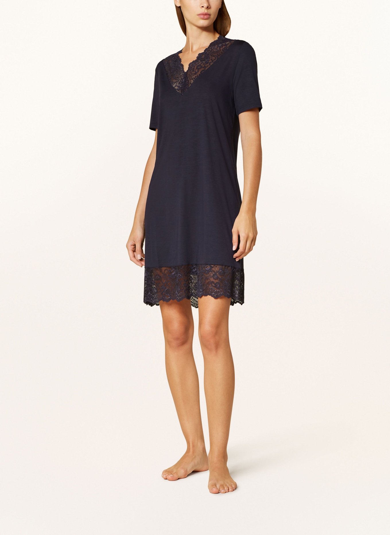 CALIDA Nightgown ELEGANT DREAMS in dark blue