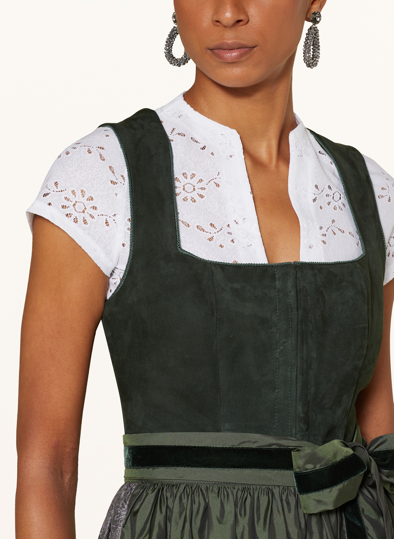 BERWIN & WOLFF Dirndlbluse: WEISS