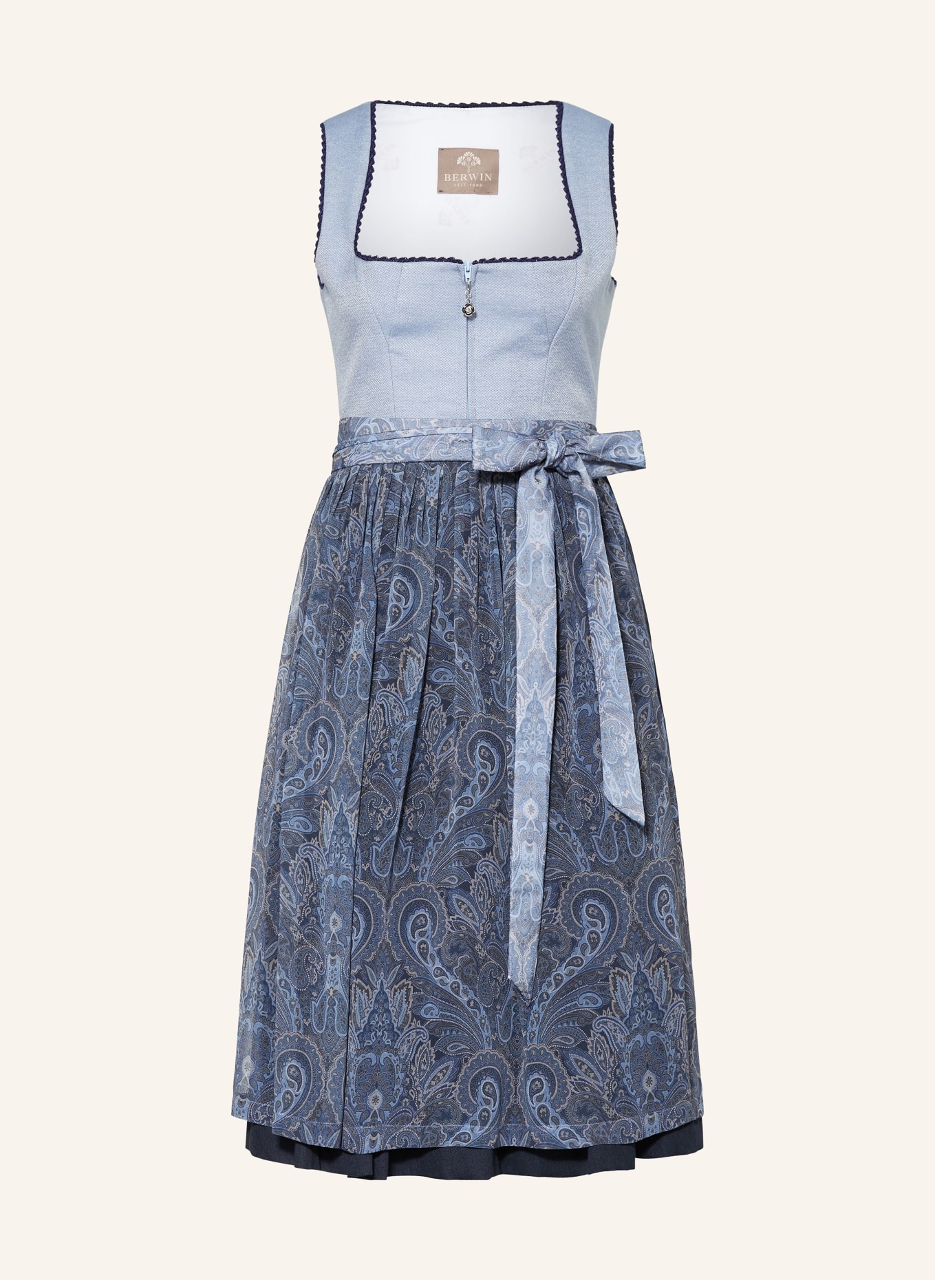 BERWIN & WOLFF Dirndl, Color: LIGHT BLUE/ DARK BLUE/ BLUE GRAY (Image 1)