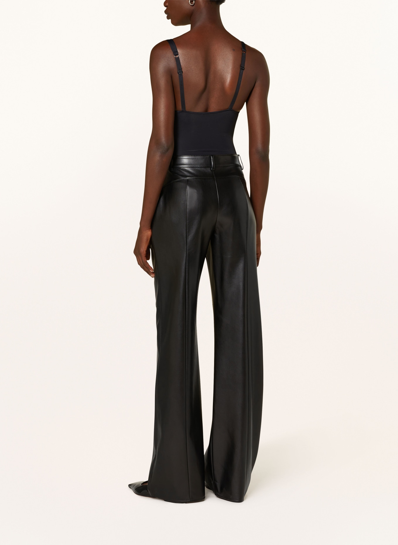 PATRIZIA PEPE Hose in Lederoptik: K103 NERO