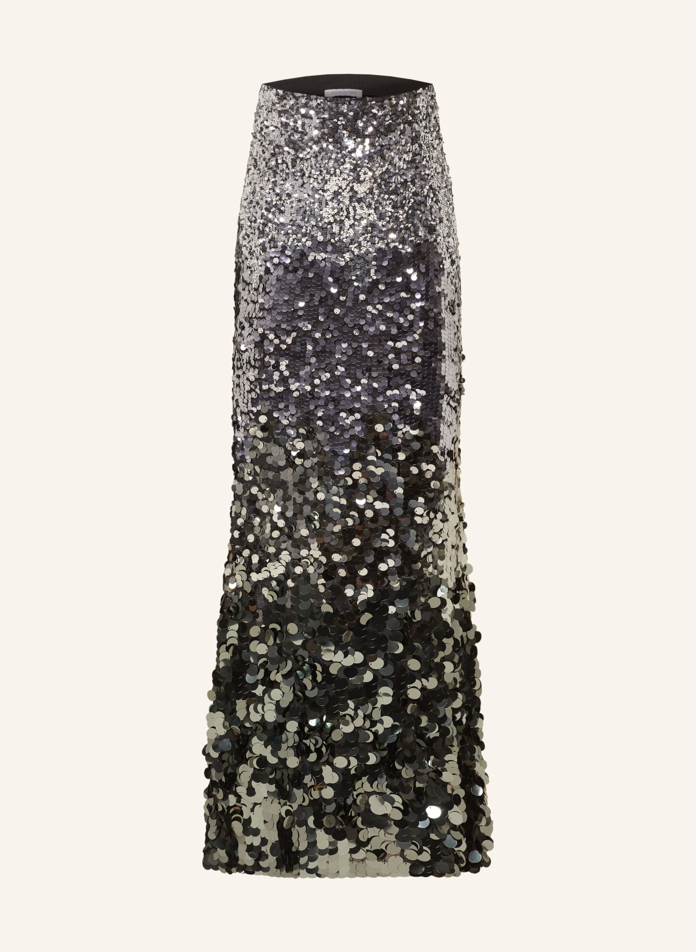 PATRIZIA PEPE Skirt with sequins in silver