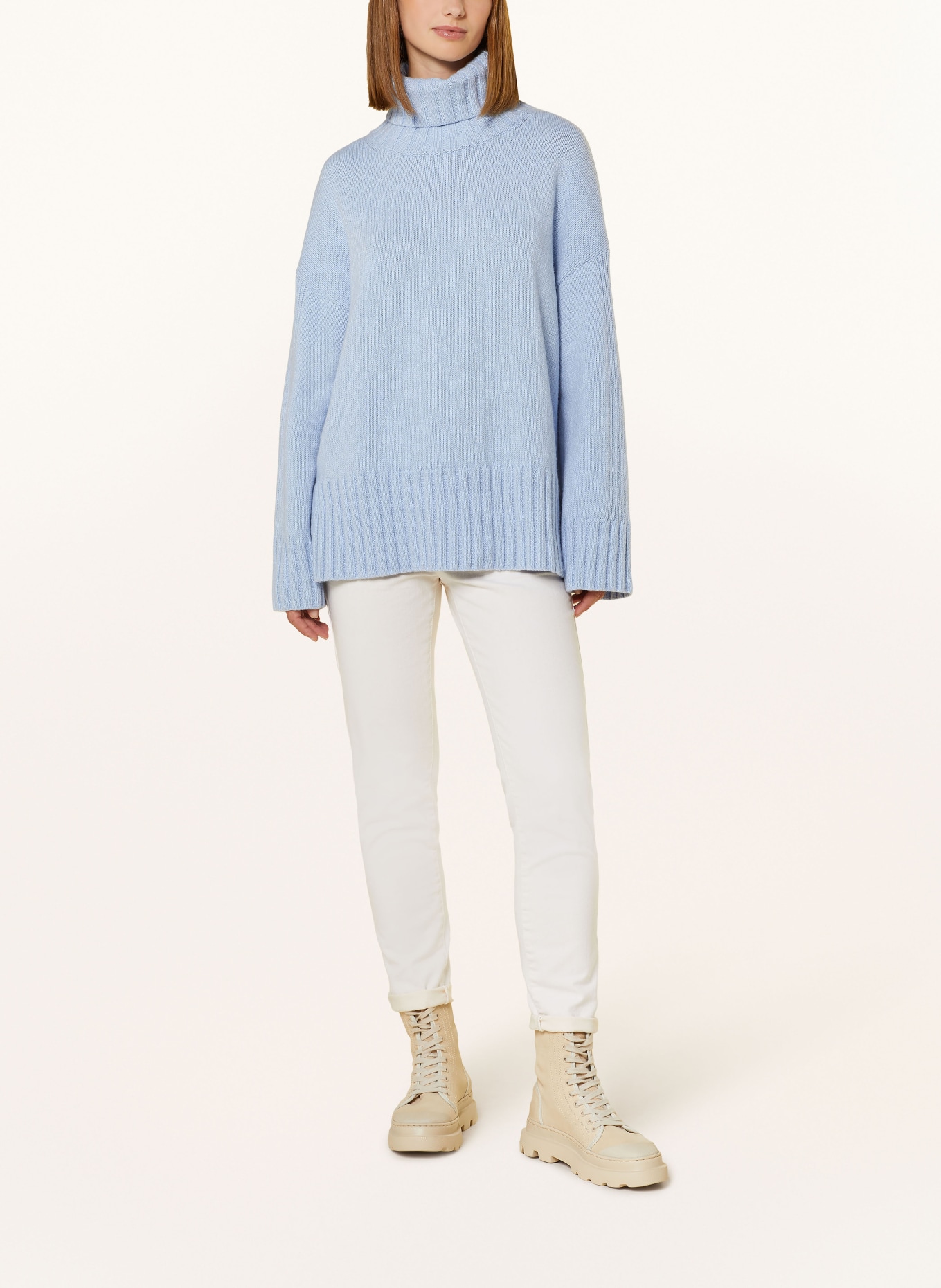 Barbour Rollkragenpullover JOSEPHINE: HELLBLAU