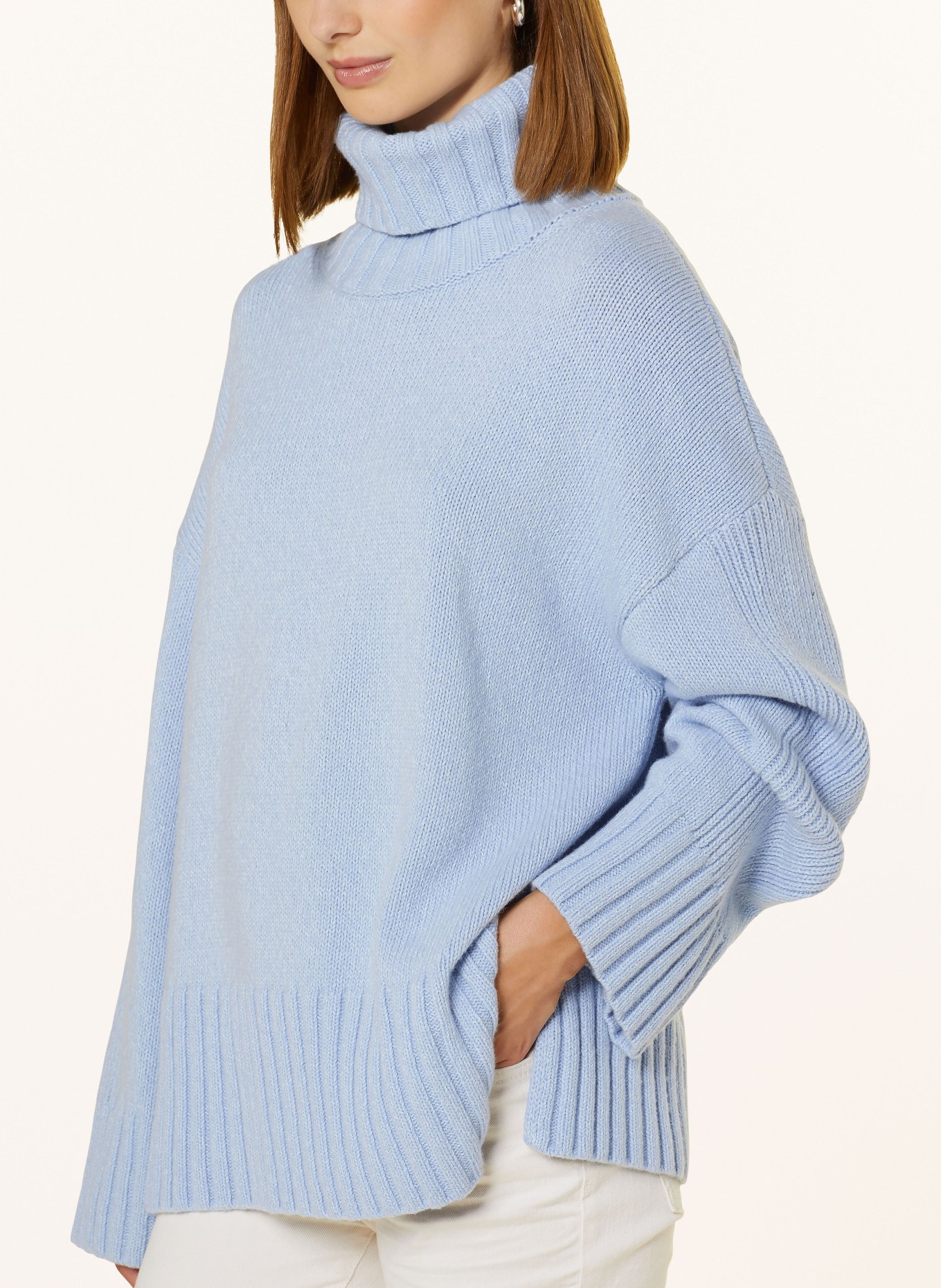 Barbour Rollkragenpullover JOSEPHINE: HELLBLAU