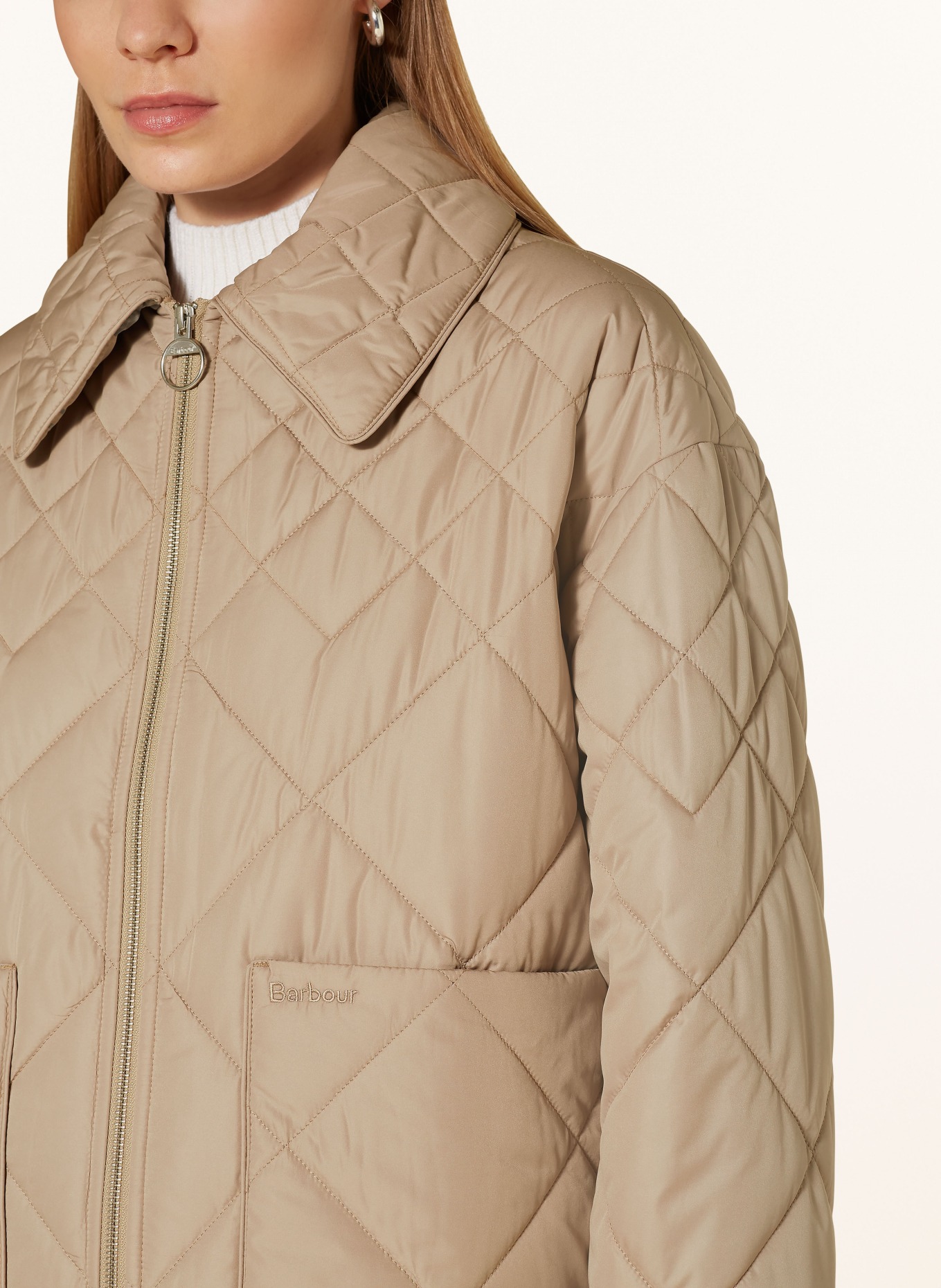 Barbour Steppjacke TESSA: HELLBRAUN