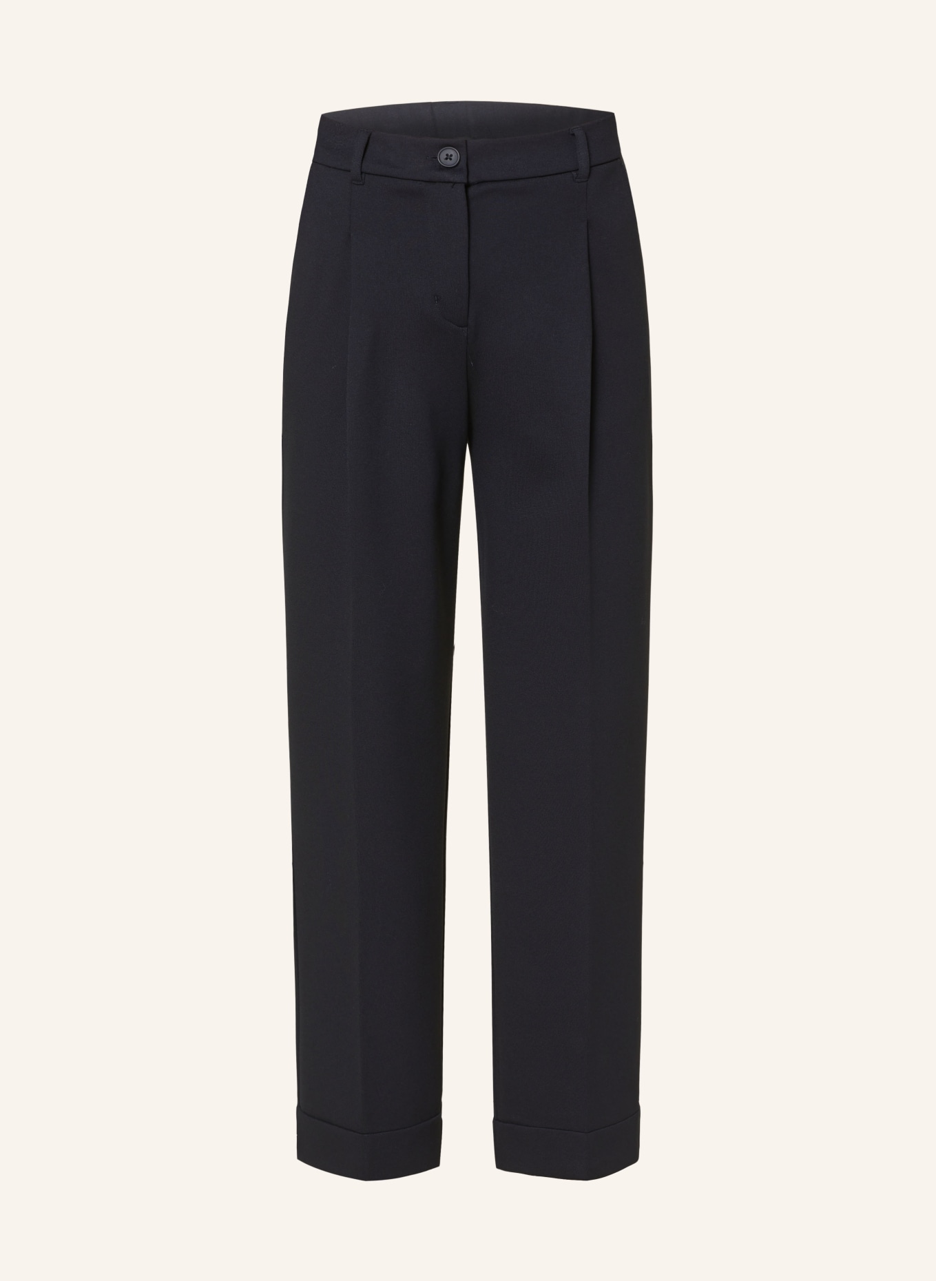 someday Wide leg trousers CISILIA EASY, Color: DARK BLUE (Image 1)