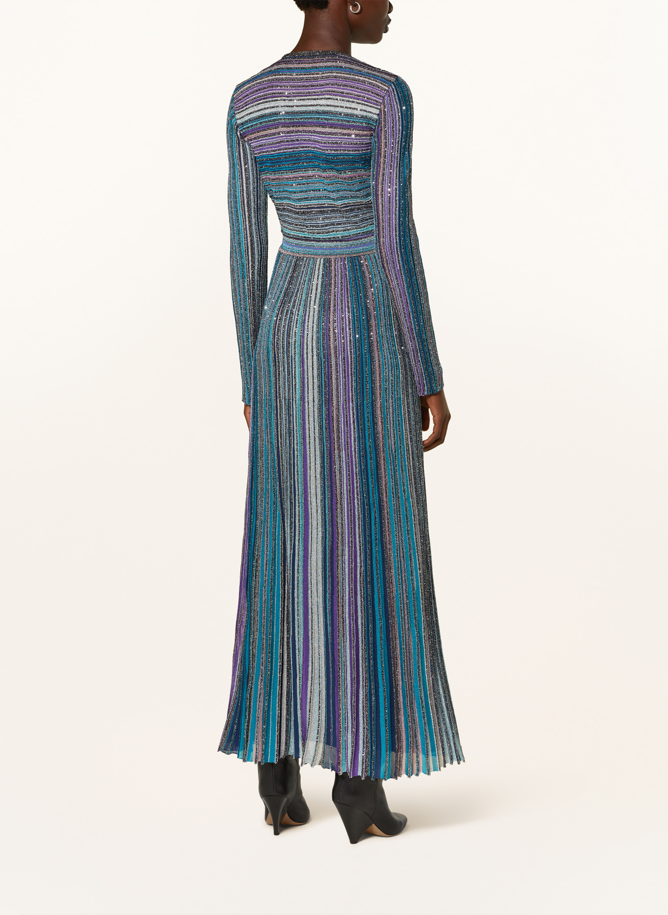 MISSONI Evening dress with sequins, Color: PURPLE/ PINK/ TURQUOISE (Image 3)